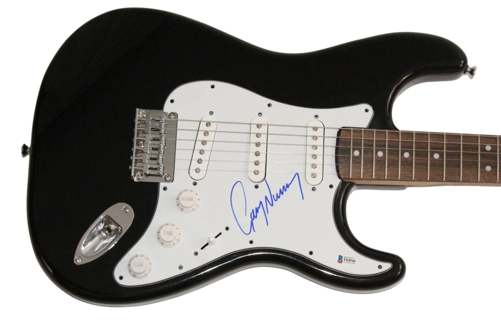 Gary Numan Signed Autograph Fender Electric Guitar - Tubeway Army Beckett COA