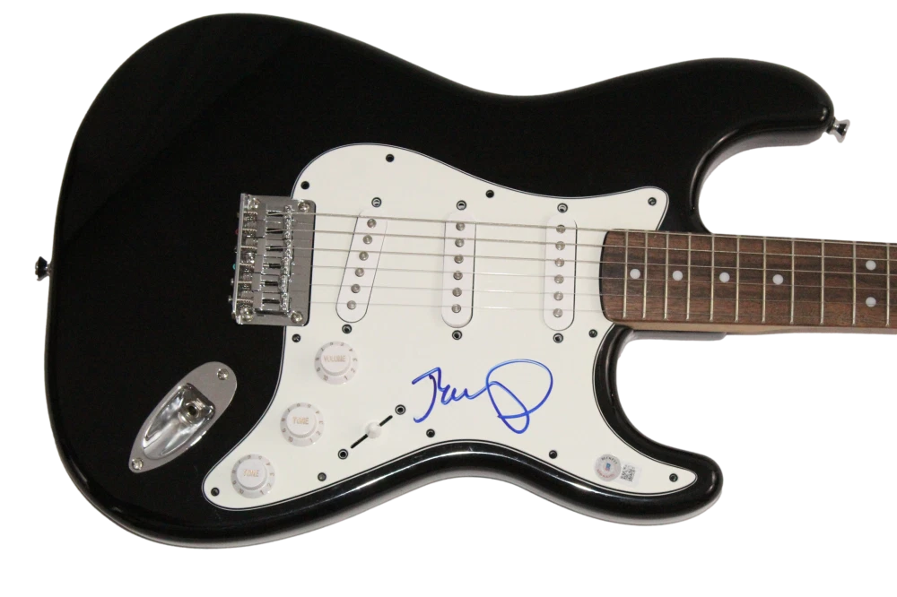 John Cougar Mellencamp Signed Autograph Fender Electric Guitar Beckett COA