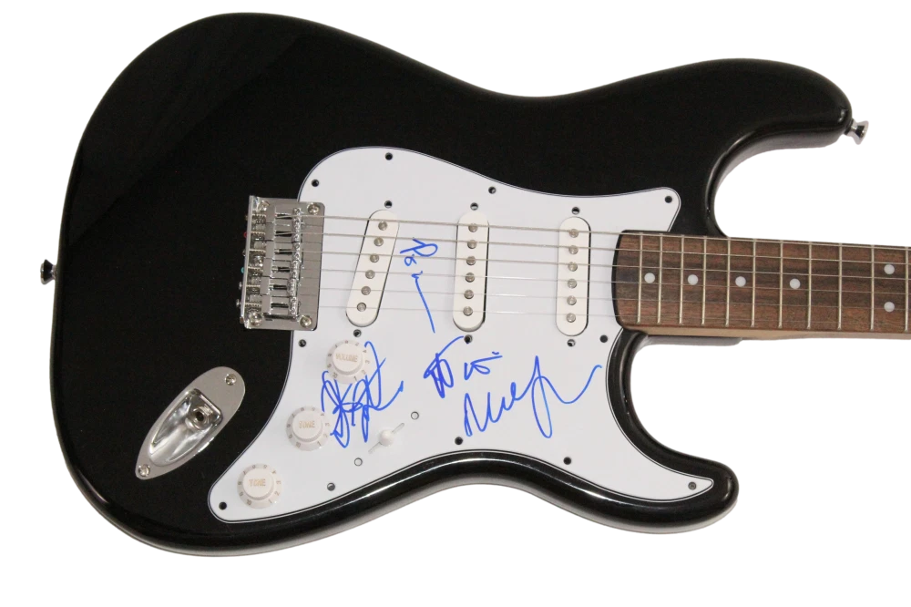 Phish Band x4 Signed Autograph Fender Guitar Jon Fishman Trey Mike Page JSA COA