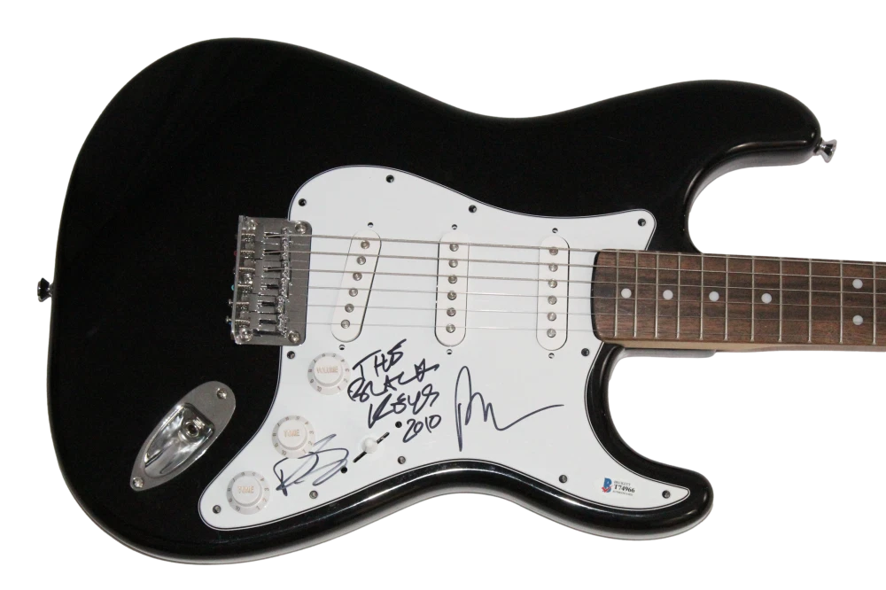The Black Keys Signed Autograph Fender Guitar Dan & Patrick w/ INSC Beckett COA