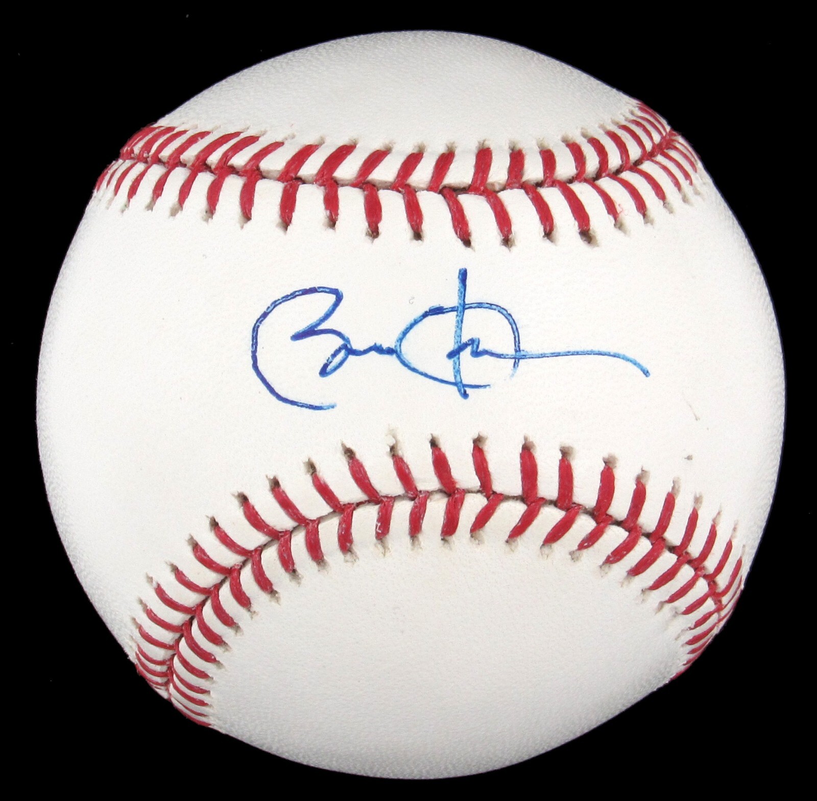 President Barack Obama Single Signed Baseball With Secret Service Pin JSA COA