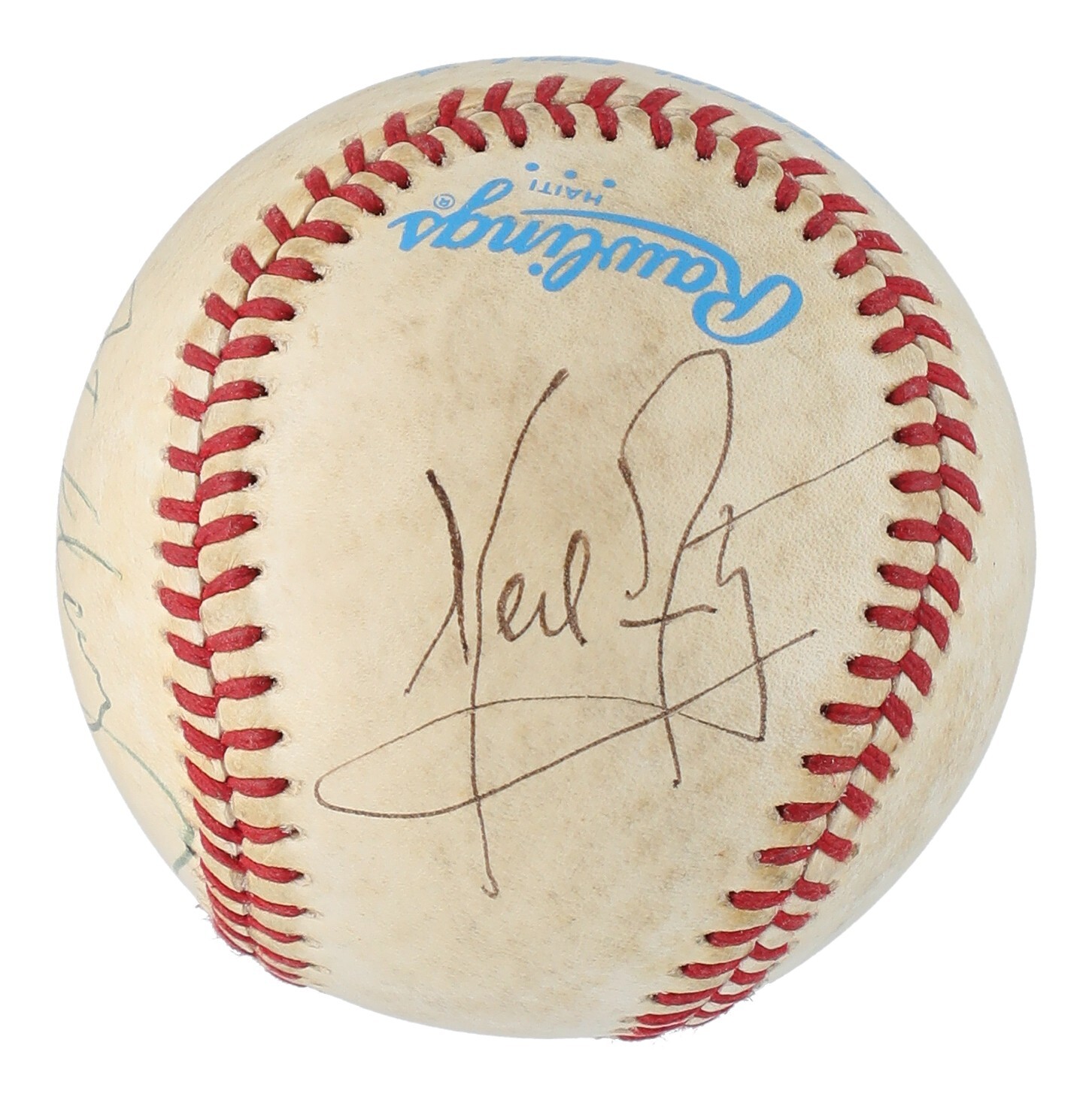 Neil Armstrong Signed 1970's Official American League Baseball PSA DNA NASA