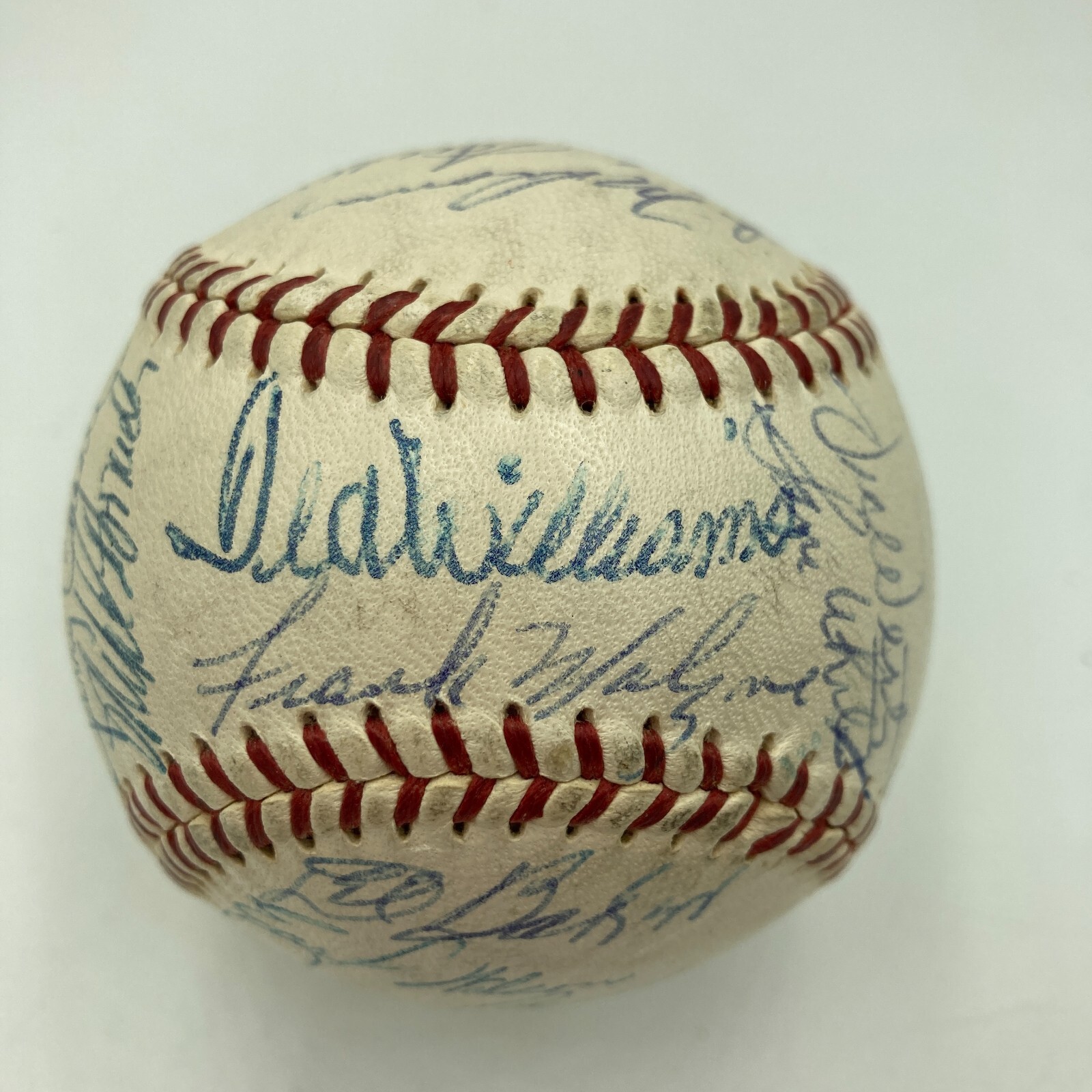 1959 BOSTON RED SOX TEAM SIGNED OFFICIAL AMERICAN LEAGUE BASEBALL COLLECTIBLE MEMORABILIA