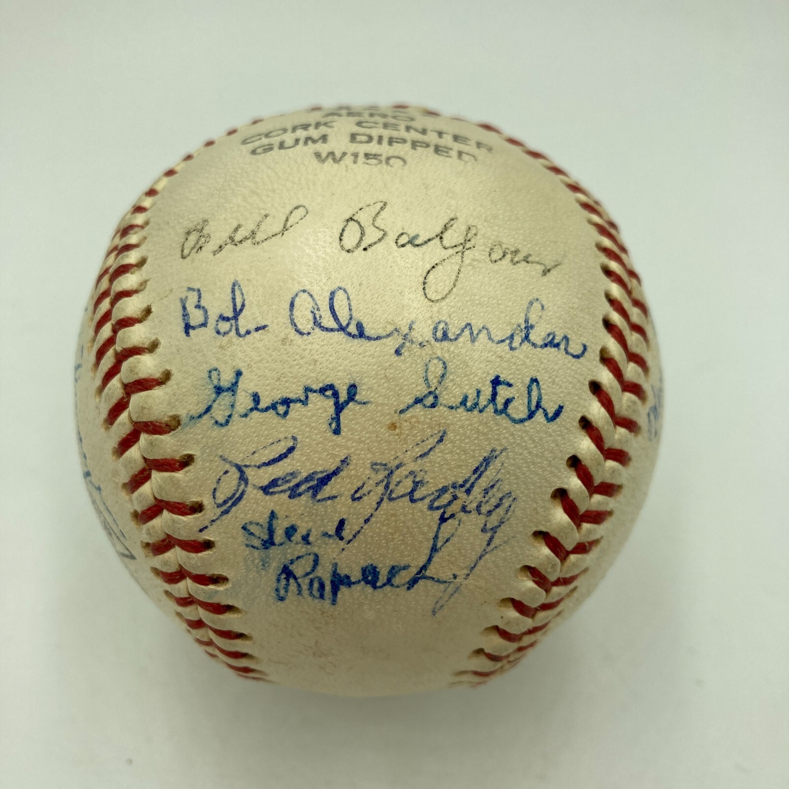 1942 BUTLER YANKEES CHAMPS MINOR LEAGUE TEAM SIGNED BASEBALL NEW YORK YANKEES COLLECTIBLE MEMORABILIA