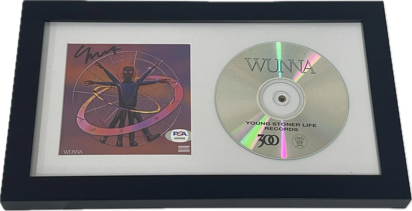 Gunna Signed Framed CD Cover PSA/DNA Wunna Autographed