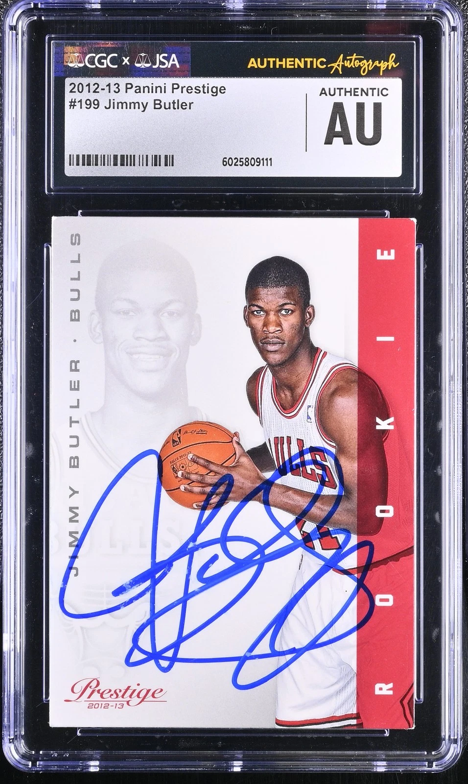 2012-13 Panini Prestige #199 Jimmy Butler signed card CGC