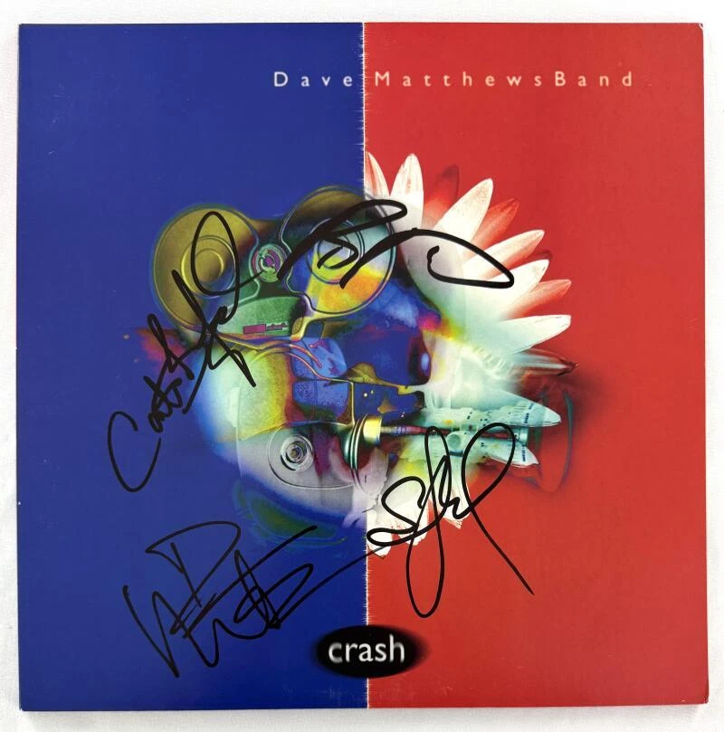 Dave Matthews Band x4 Signed Autograph Album Vinyl Record LP - Crash Beckett COA