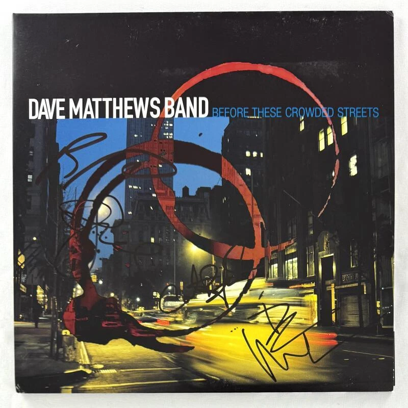 Dave Matthews Band Signed Autograph Album - Before These Crowded Streets Beckett