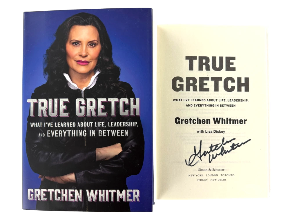 Governor Gretchen Whitmer Signed Autograph True Gretch Book - Michigan JSA COA