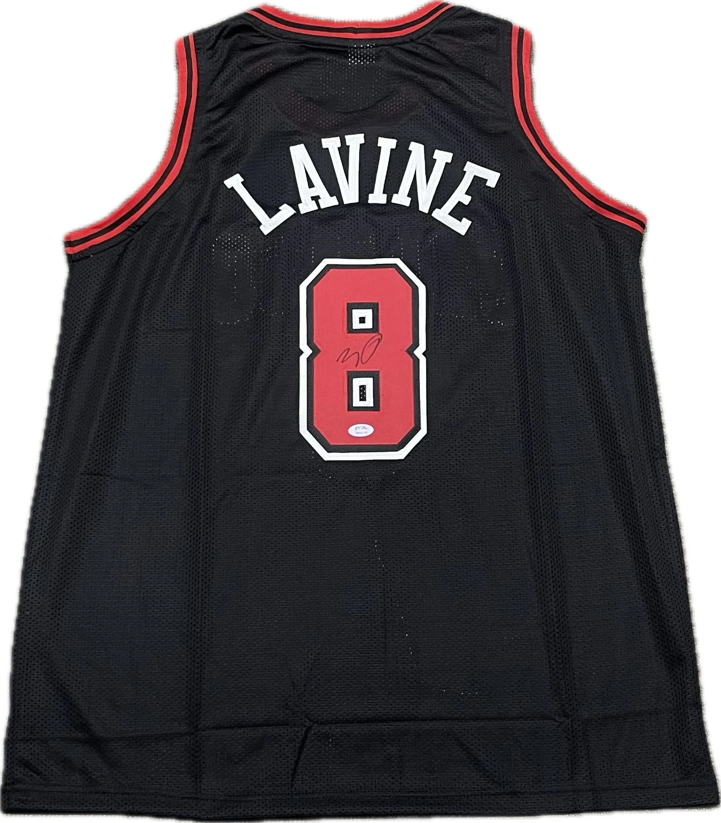 Zach Lavine Signed Jersey PSA Chicago Bulls Autographed