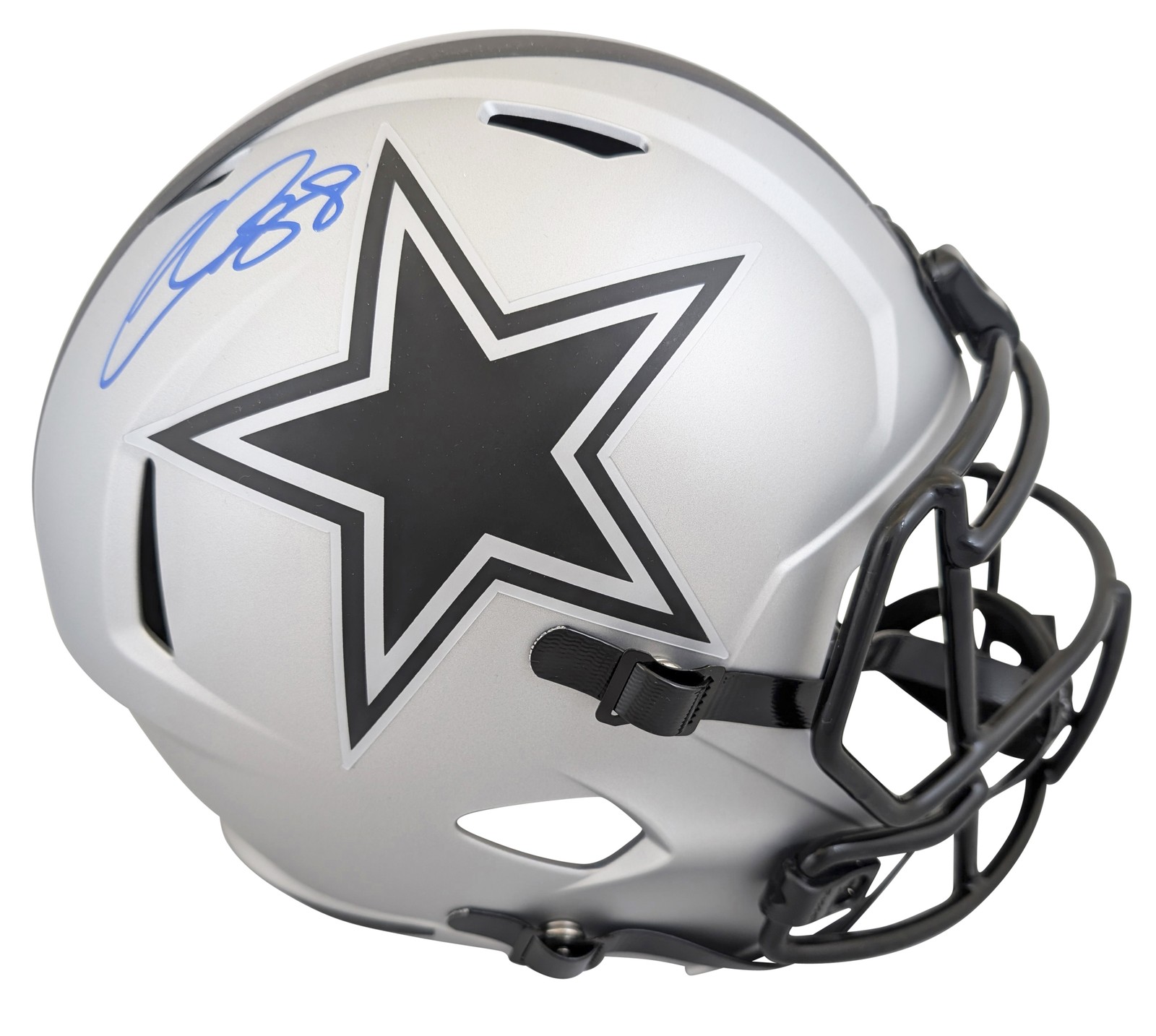Cowboys CeeDee Lamb Authentic Signed Rave Full Size Speed Rep Helmet Fanatics