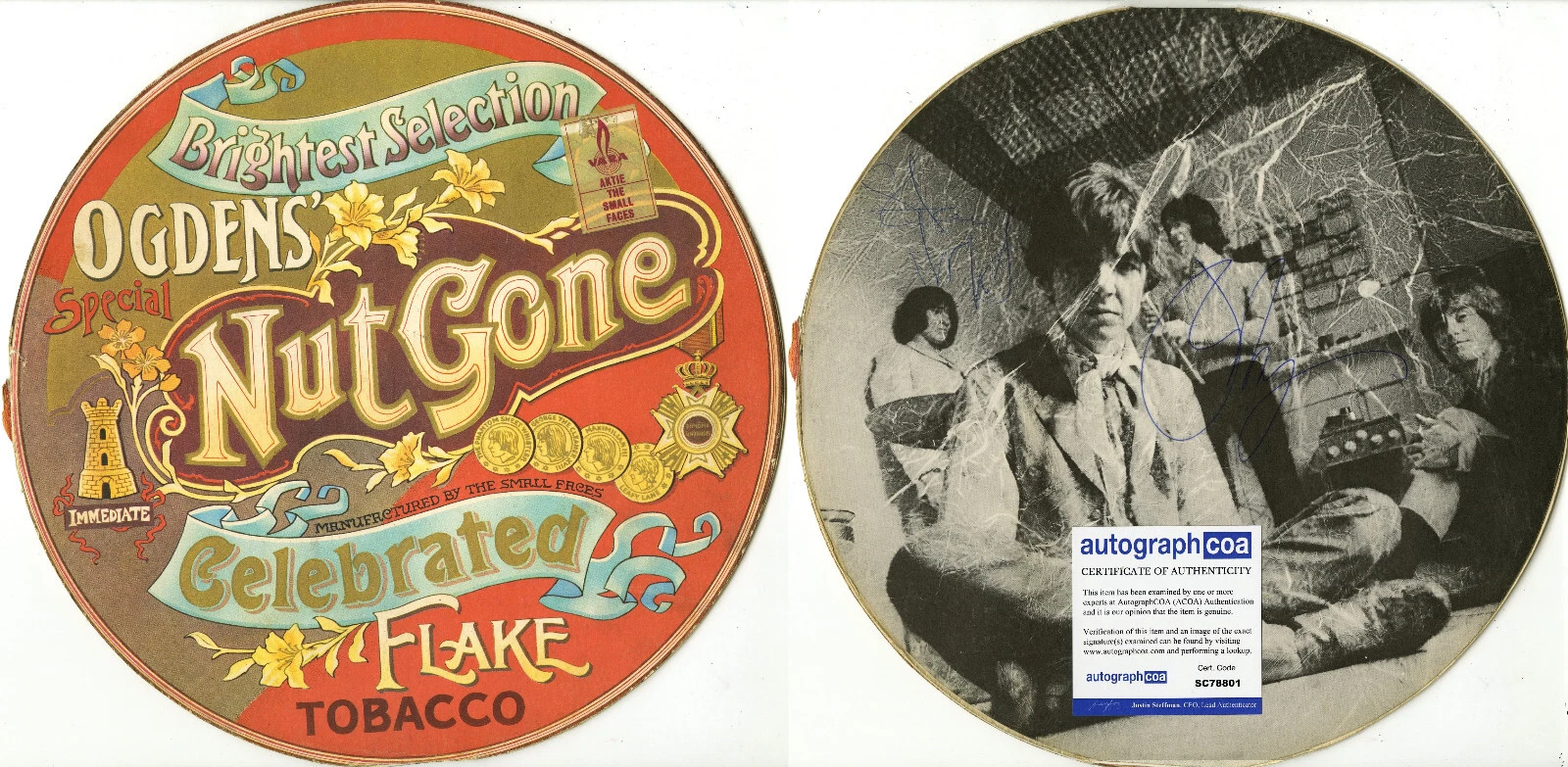 Steve Marriott +1 Small Faces Ogens Nut Gone Flake Vinyl Record ACOA RARE