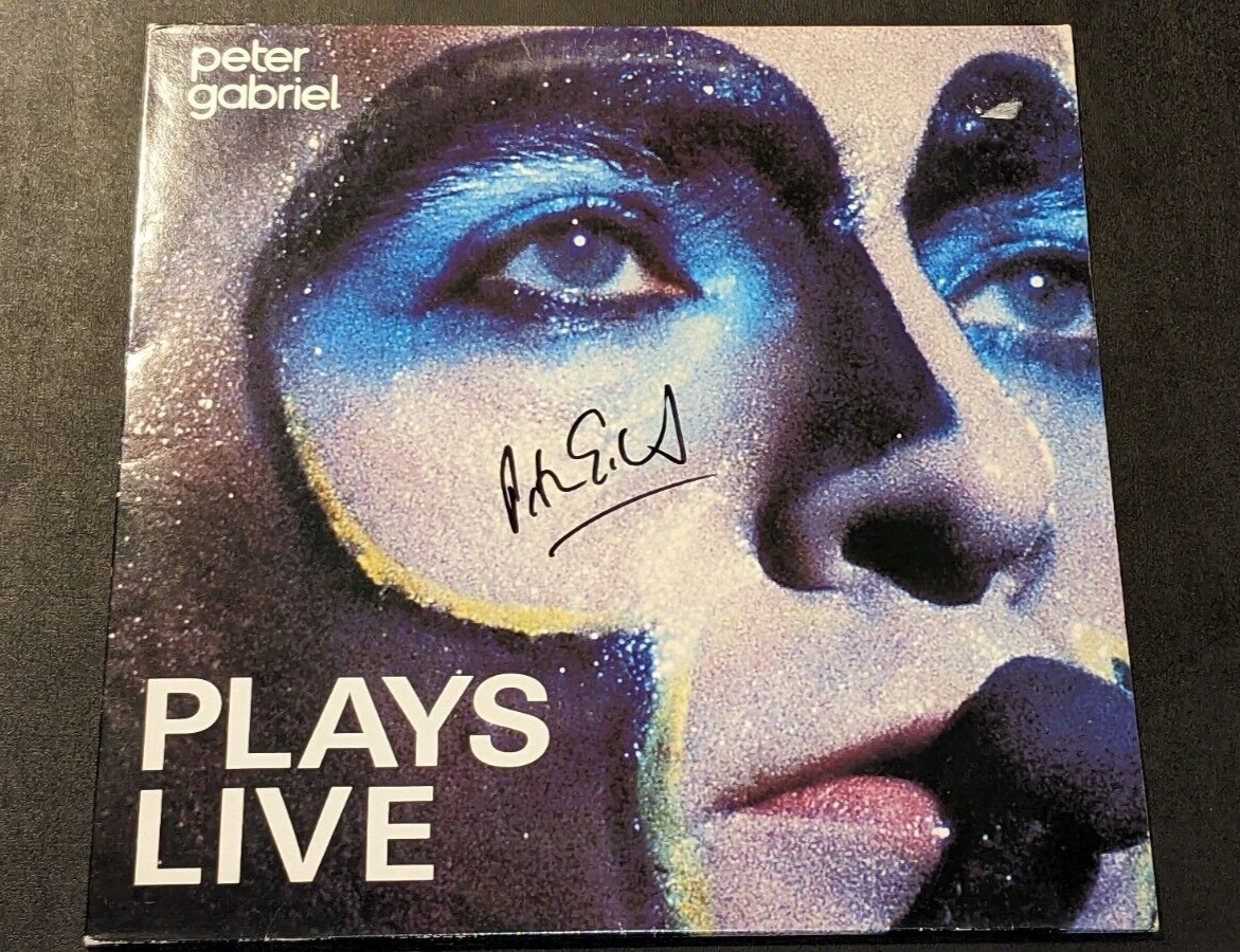 GENESIS PETER GABRIEL signed autographed 