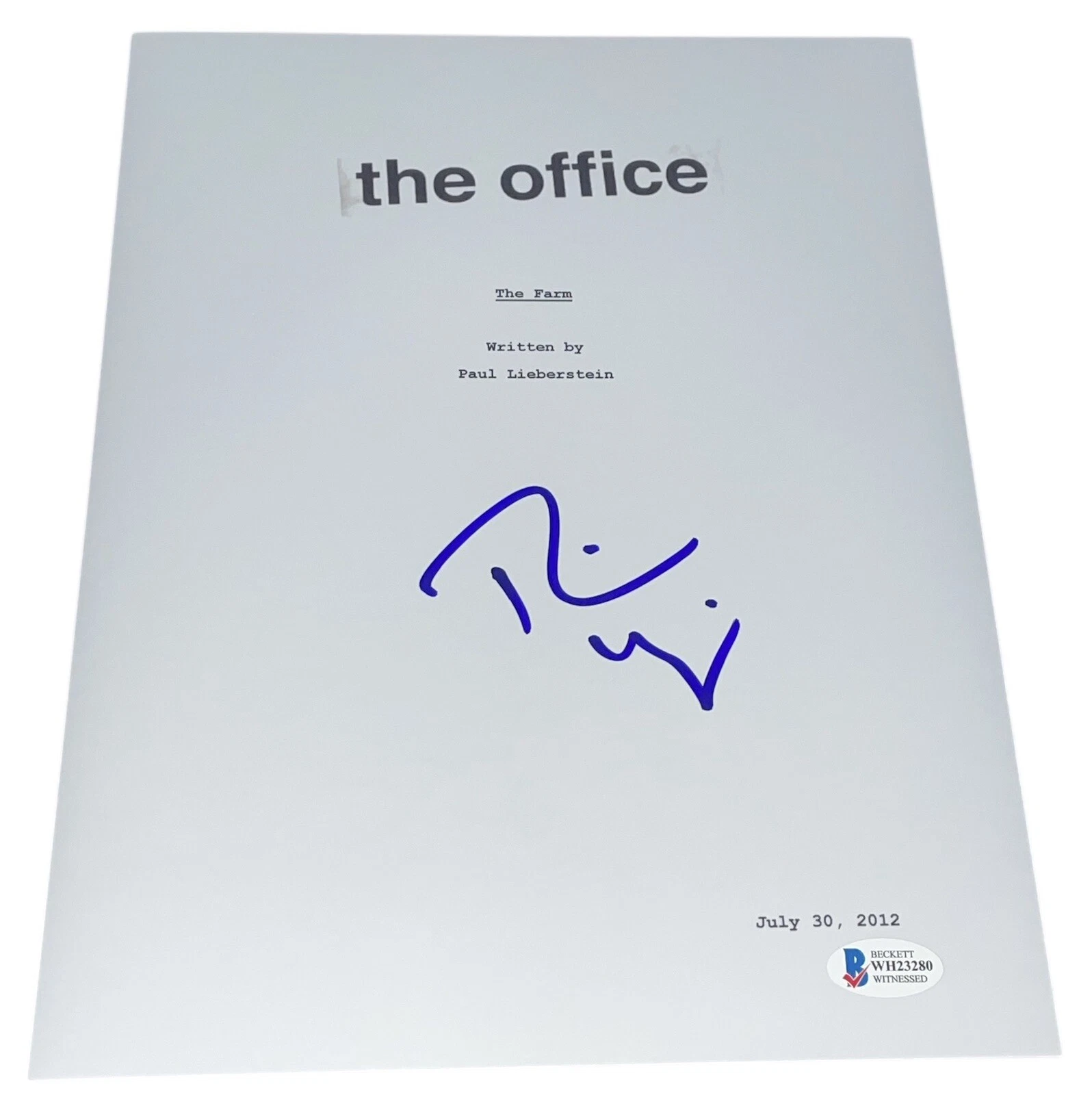 Rainn Wilson Signed Autograph The Office EP 