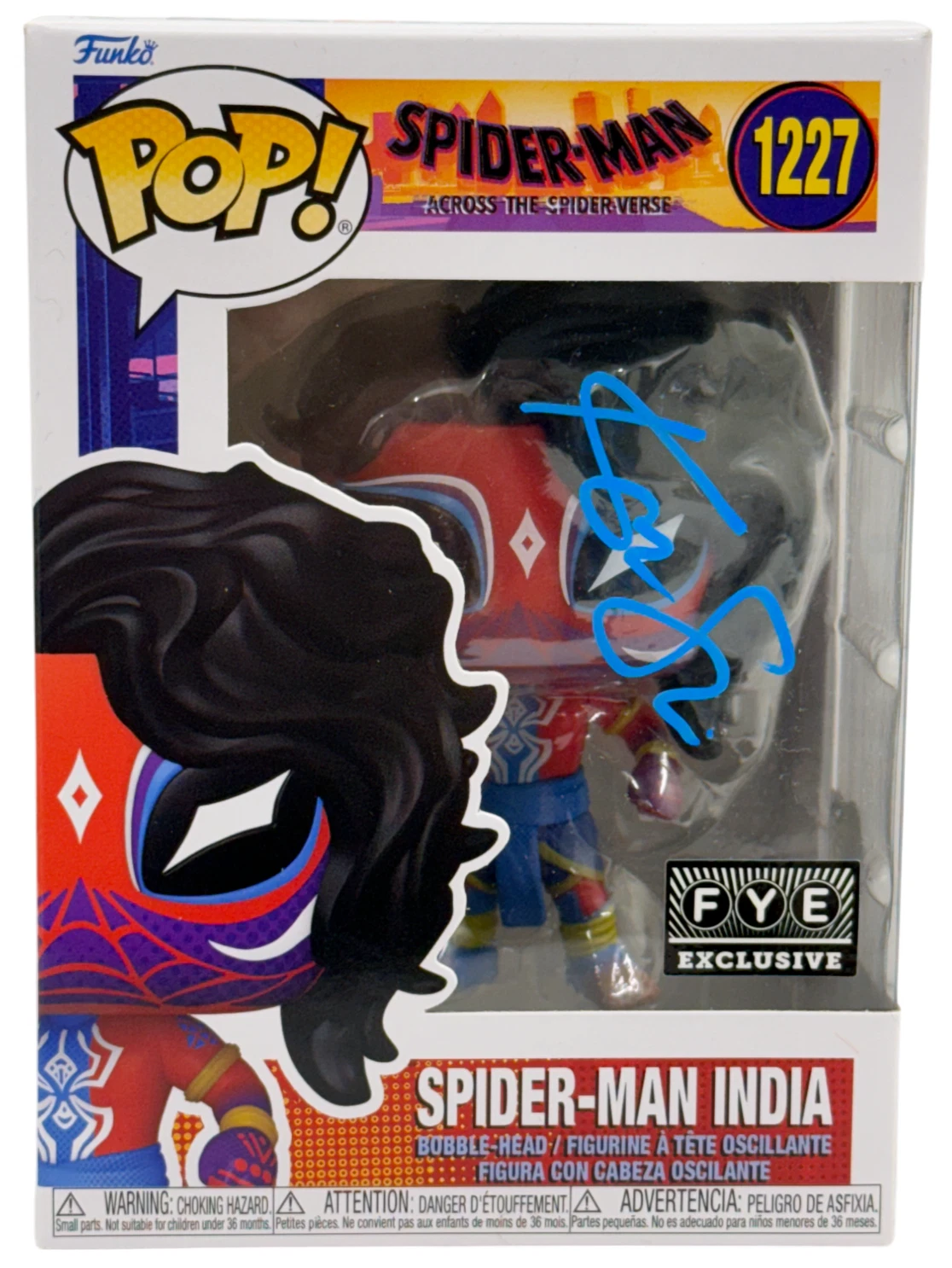 Karen Soni Signed Spider-Man India Funko Across The Spider Verse Auto Beckett