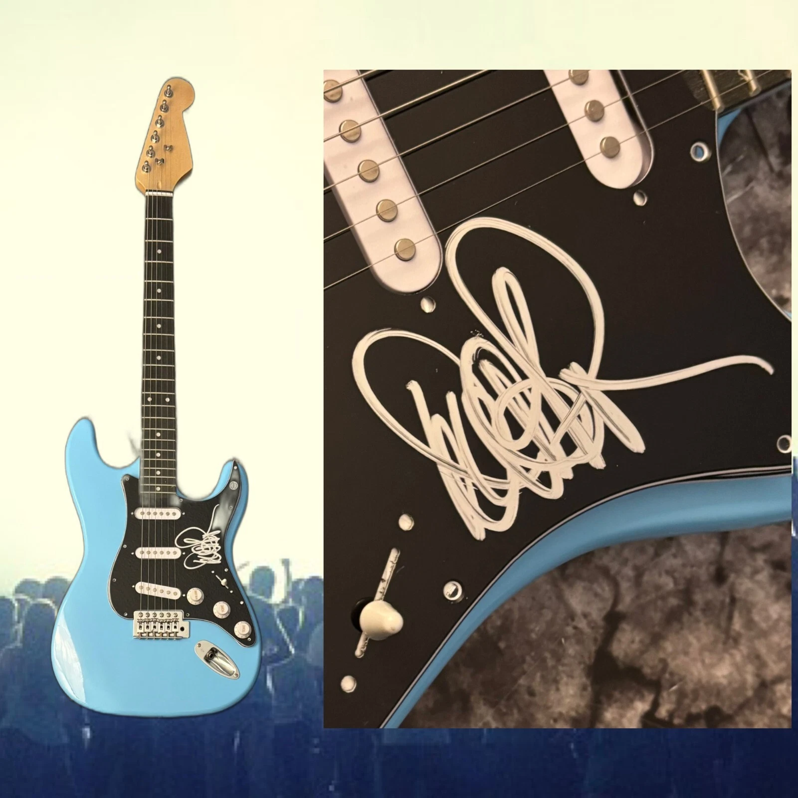 GFA Dug King's X * DOUG PINNICK * Signed Autographed Electric Guitar PROOF COA