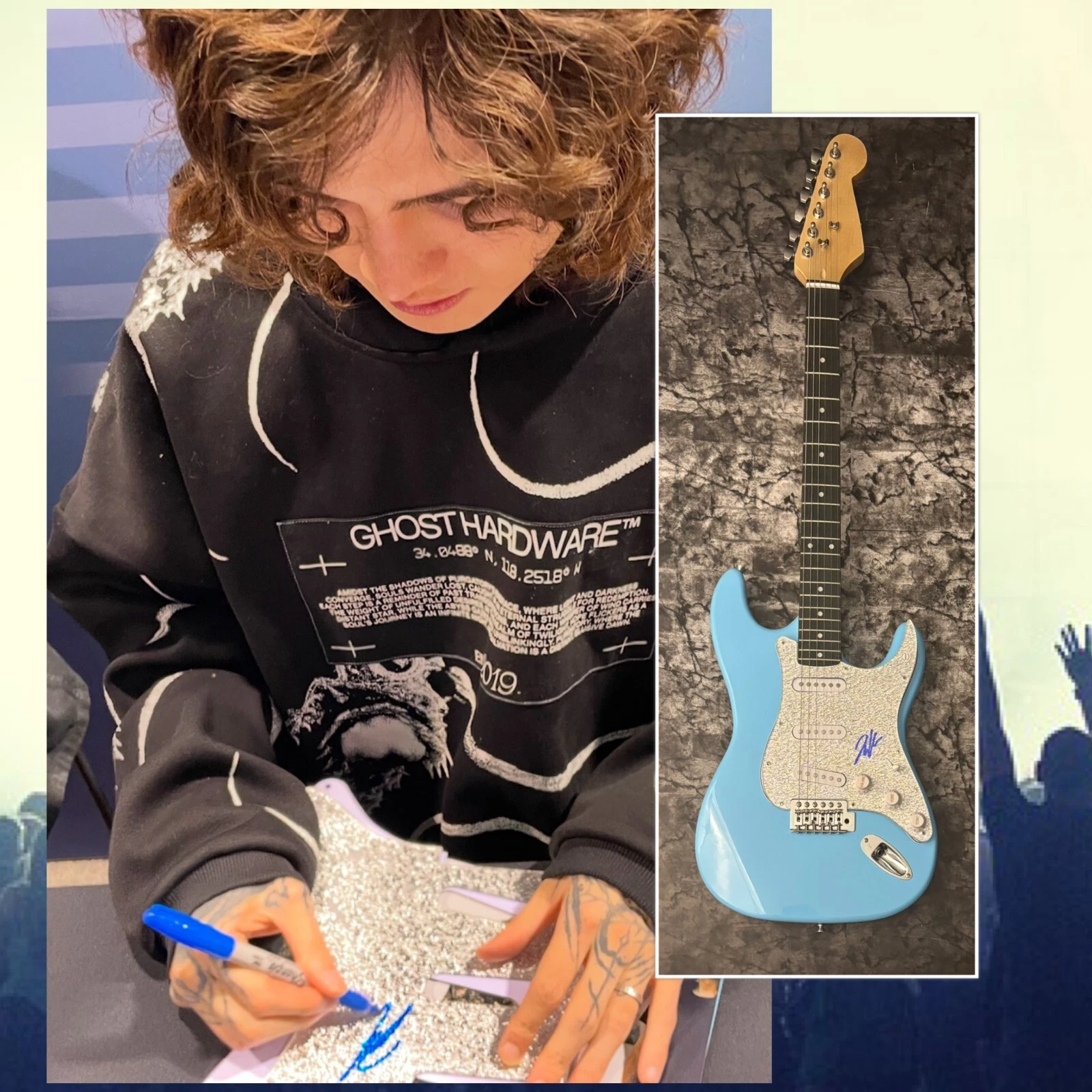 GFA Polyphia Band Guitarist * TIM HENSON * Signed Electric Guitar