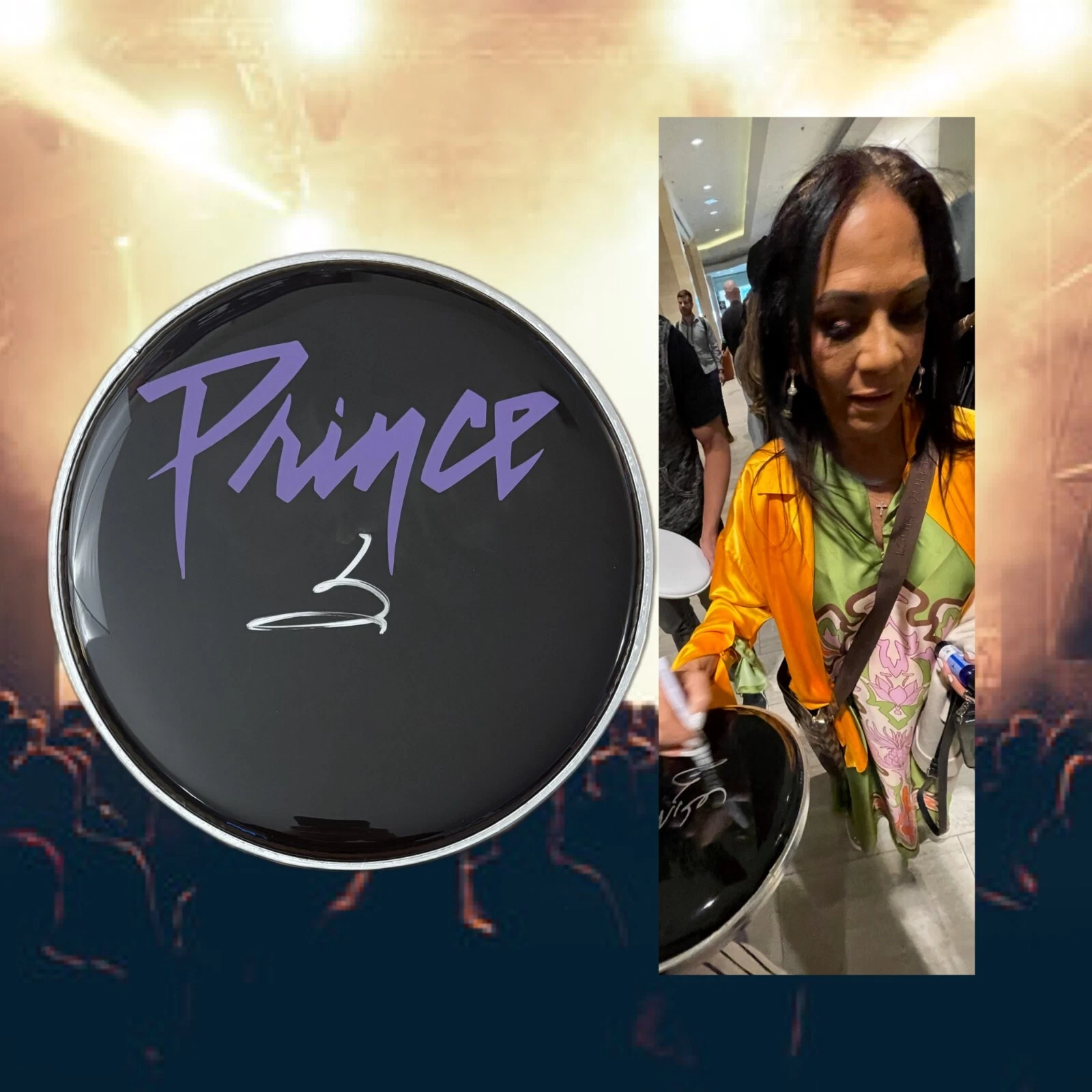 GFA Prince's Legendary Drummer * SHEILA E. * Signed 10