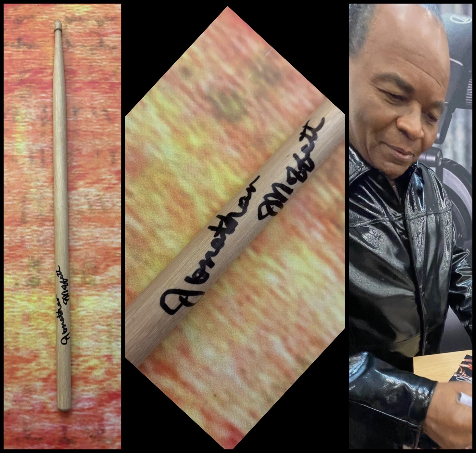 GFA Michael Jackson's Drummer * JONATHAN MOFFETT * Signed VIC Drumstick COA