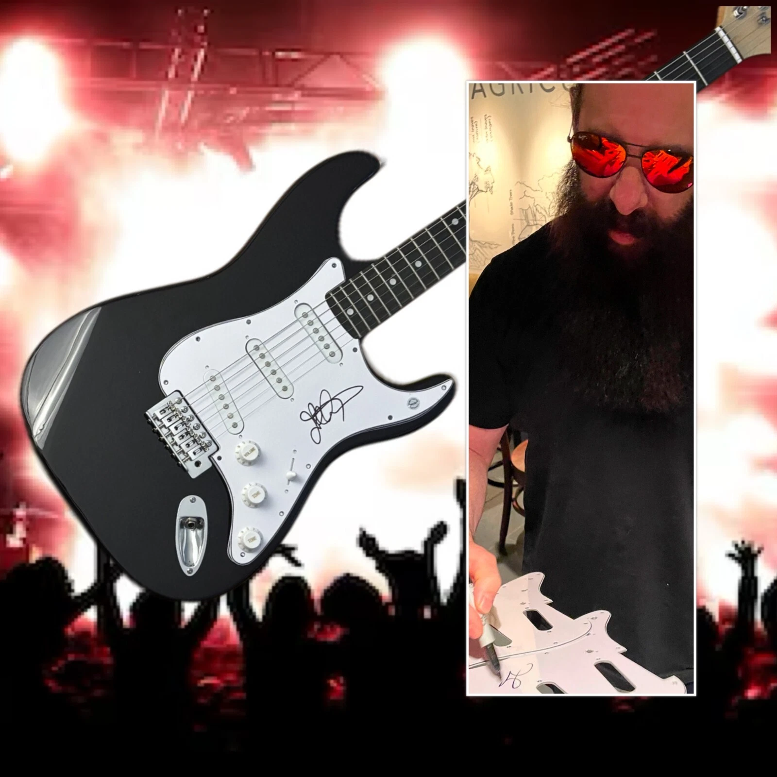 GFA Dream Theater Guitarist * JOHN PETRUCCI * Signed Electric Guitar PROOF COA