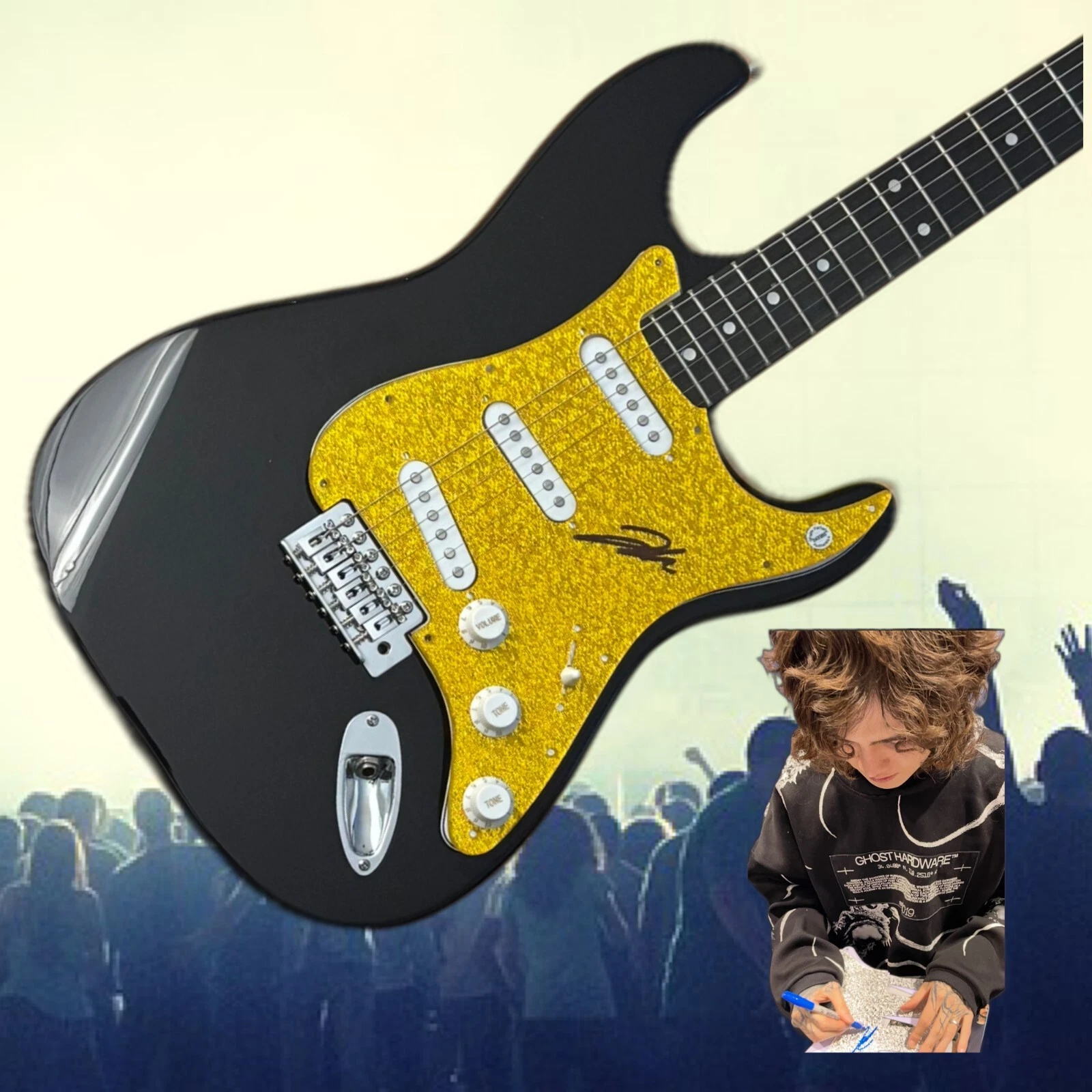 GFA Polyphia Band Guitarist * TIM HENSON * Signed Electric Guitar PROOF COA