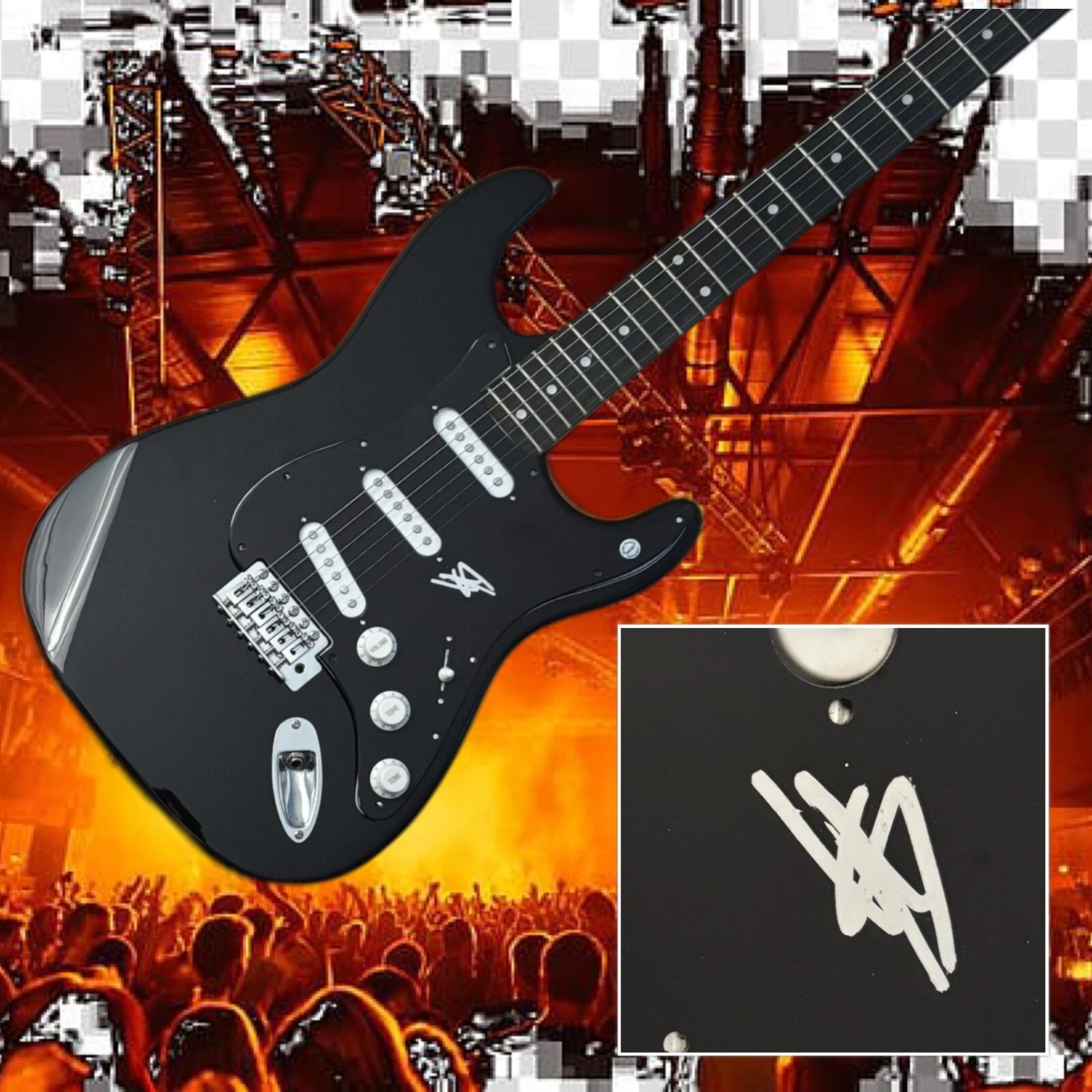 GFA Slipknot Band Guitarist * MICK THOMSON * Signed Electric Guitar PROOF COA