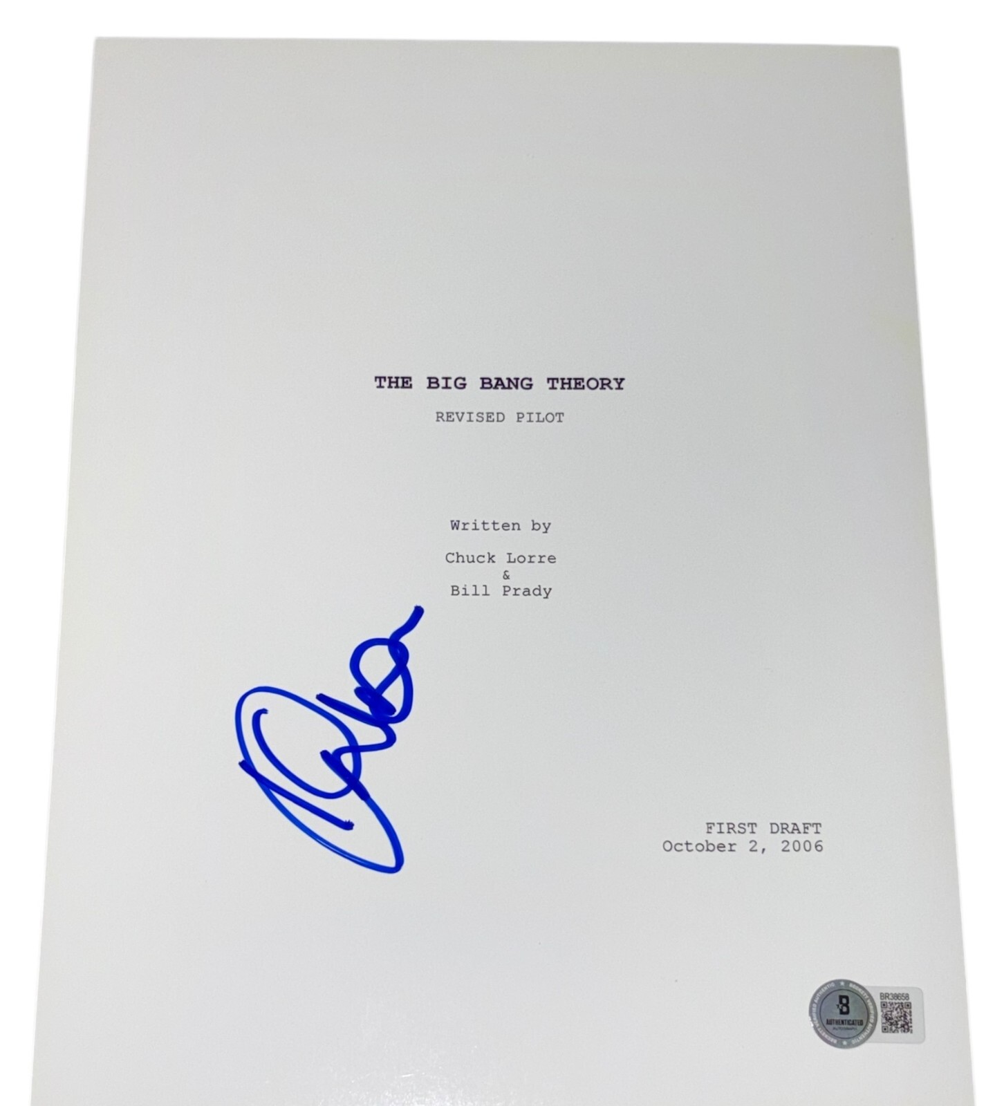 Kunal Nayyar Signed Autograph The Big Bang Theory 