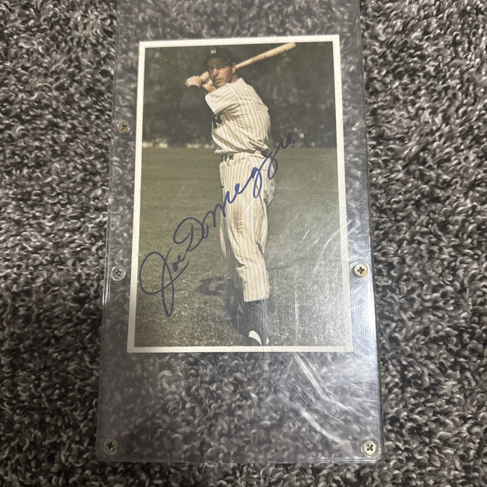 Joe Dimaggio - Signed 1982 TCMA 4