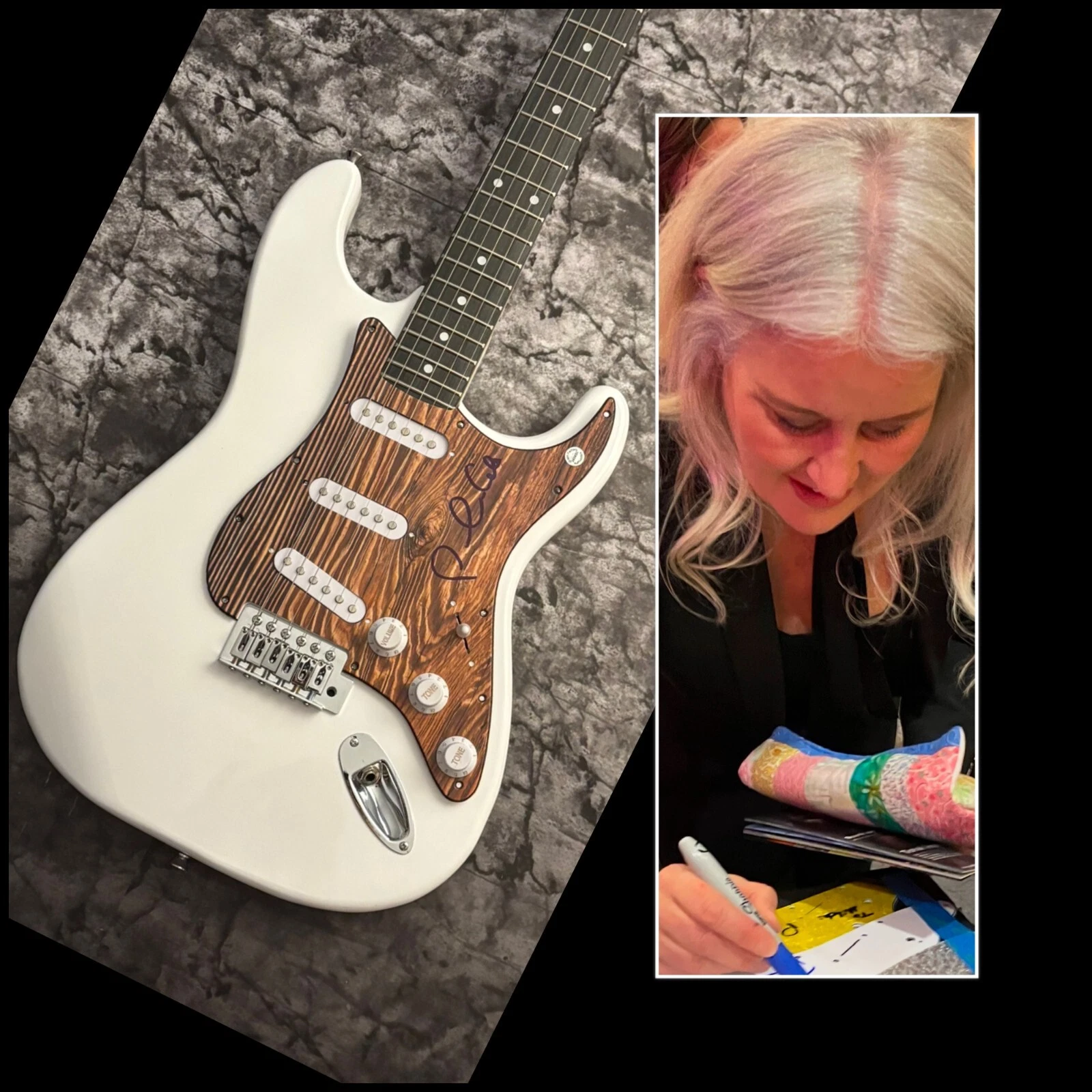 GFA I Don't Want to Wait Singer * PAULA COLE * Signed Electric Guitar PROOF COA