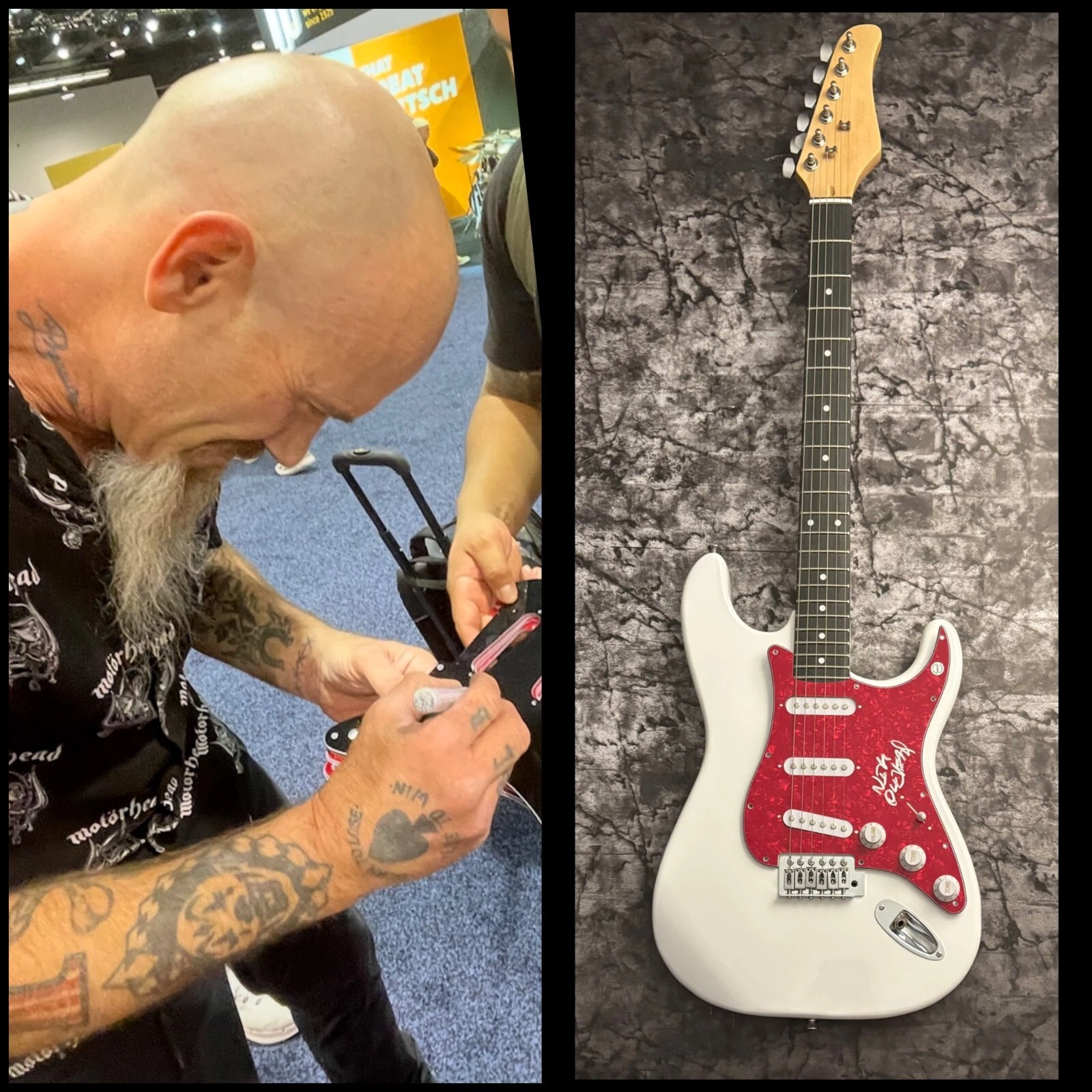 GFA Queens of the Stone Age * NICK OLIVERI * Signed Electric Guitar PROOF COA