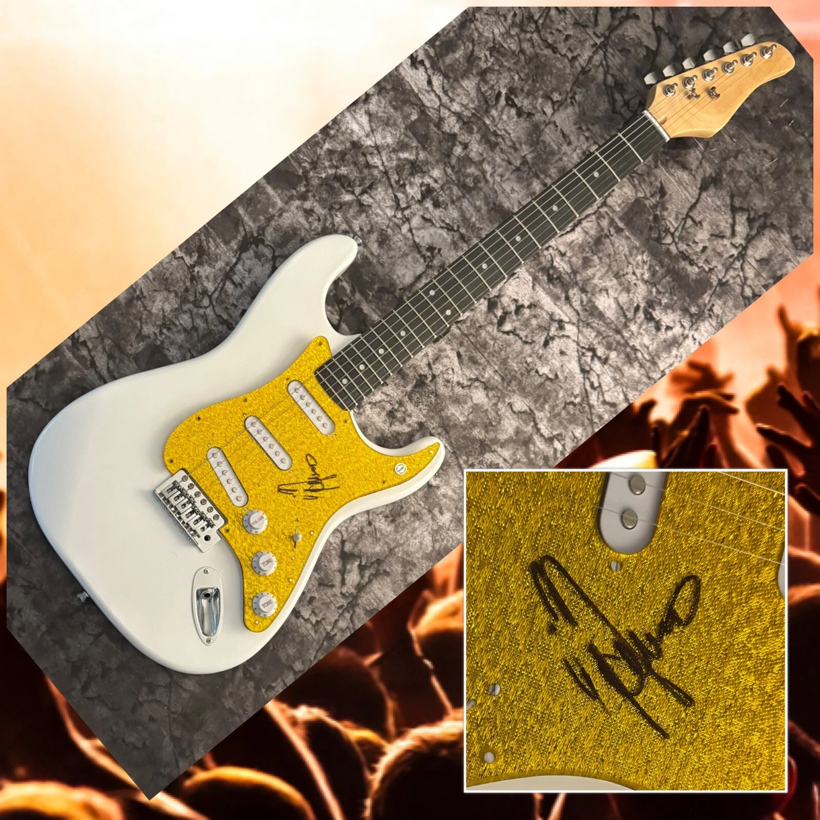 GFA Extreme Band Guitarist * NUNO BETTENCOURT * Signed Electric Guitar COA