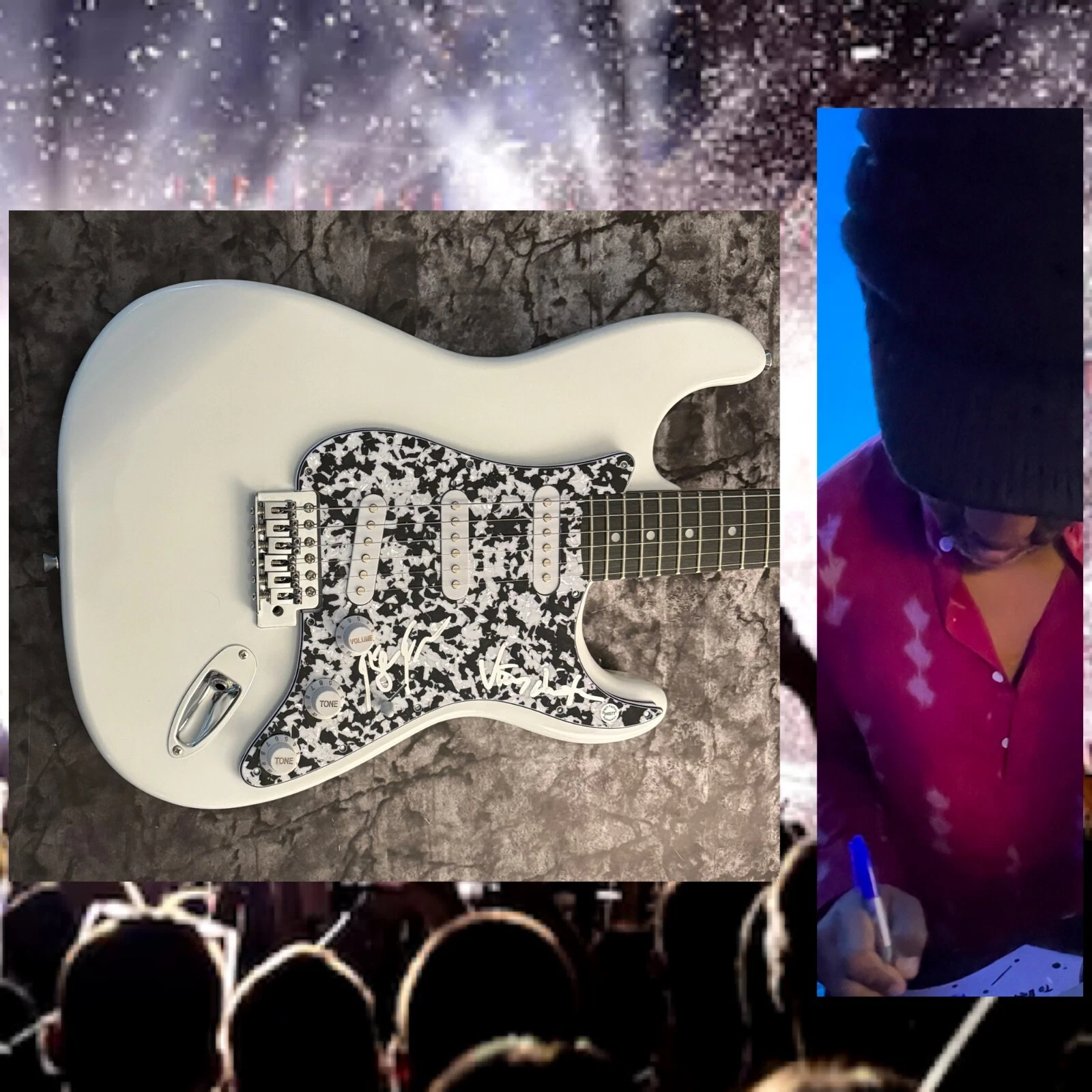 GFA Victor Wooten * BELA FLECK AND THE FLECKTONES * Signed Electric Guitar COA