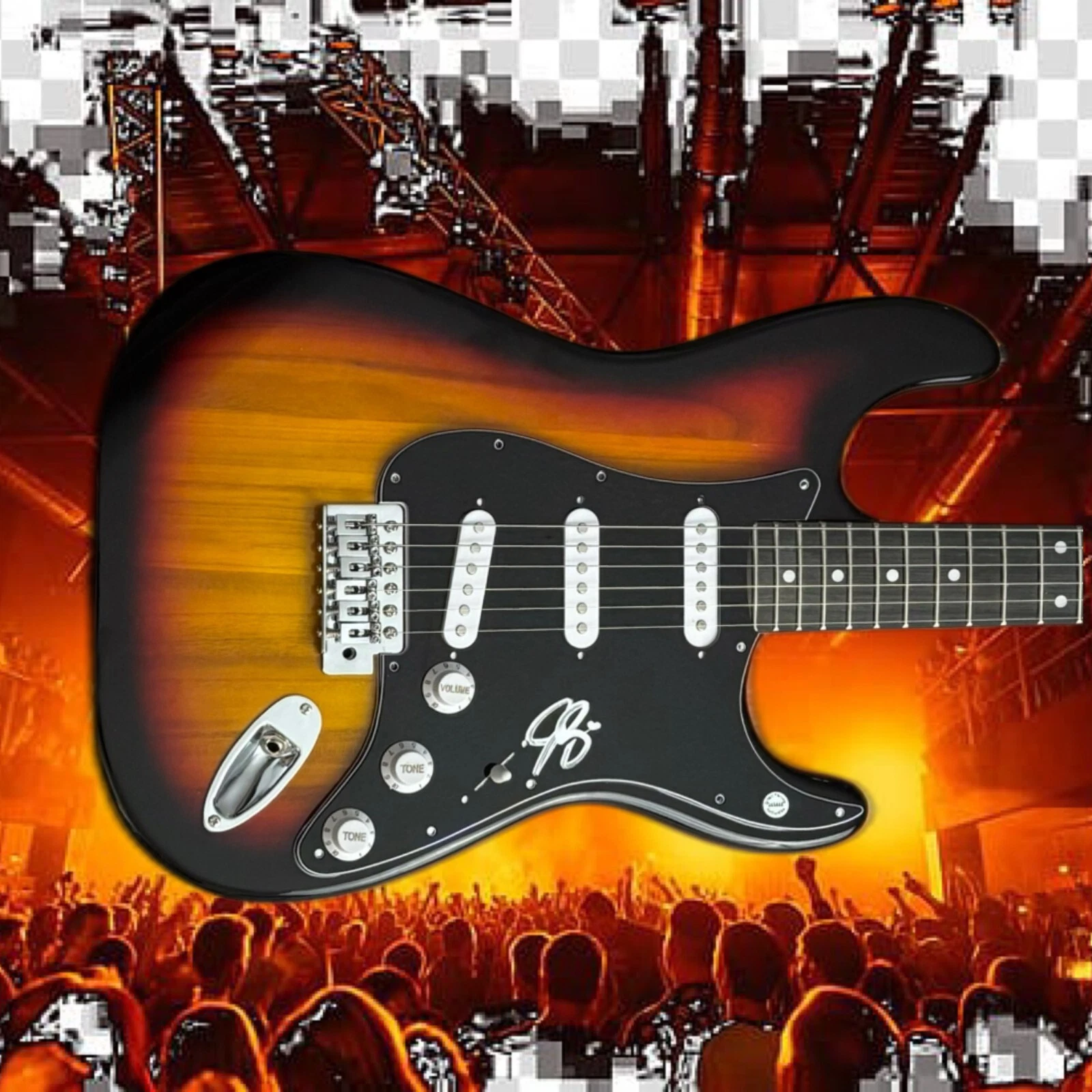 GFA The Used Band Guitarist * JOEY BRADFORD * Signed Electric Guitar COA