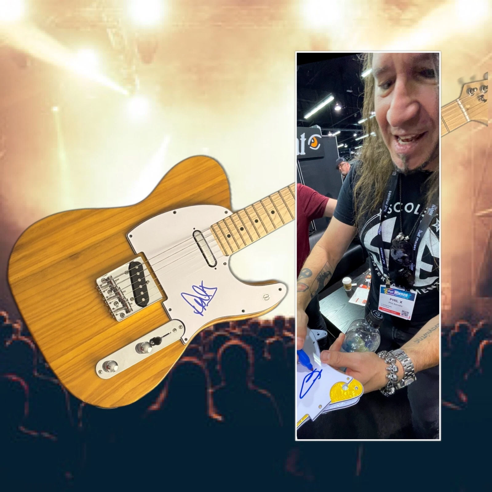 GFA Jon Bon Jovi Guitarist * PHIL X * Signed Electric Guitar PROOF COA