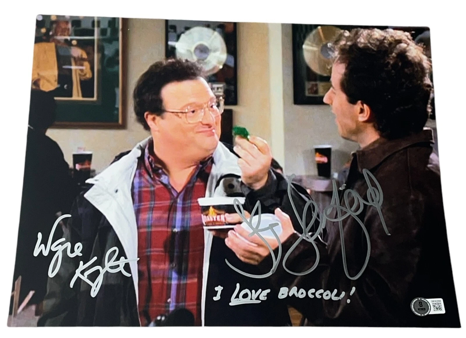 Jerry Seinfeld Wayne Knight Signed Autograph 11x14 Photo 