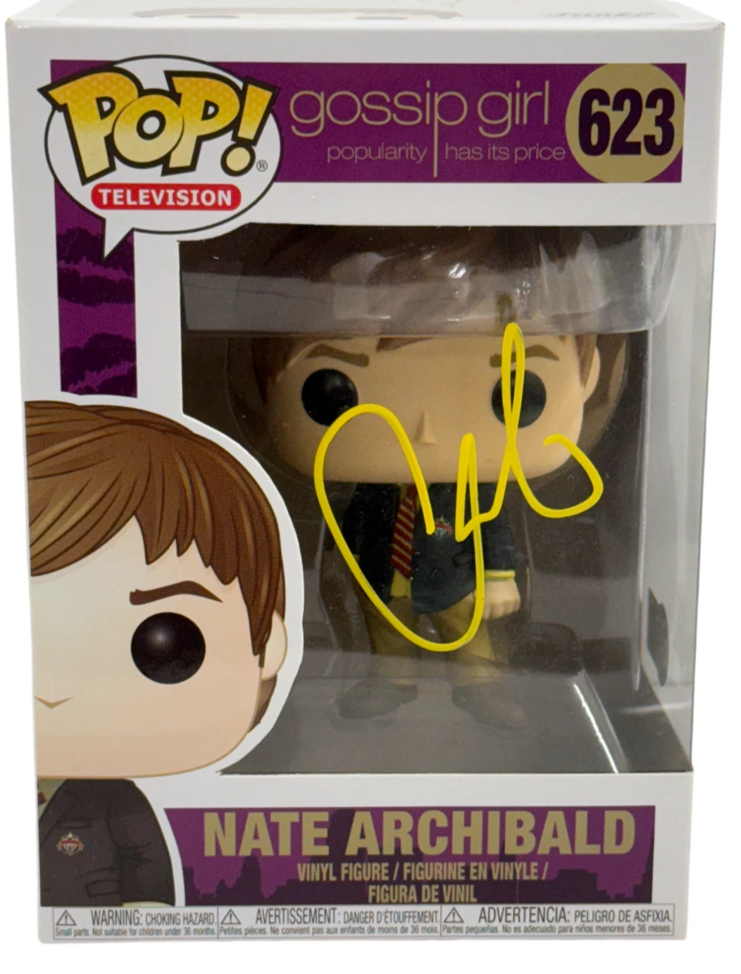 Chace Crawford Signed Nate Archibald Funko Gossip Girl Autograph Beckett