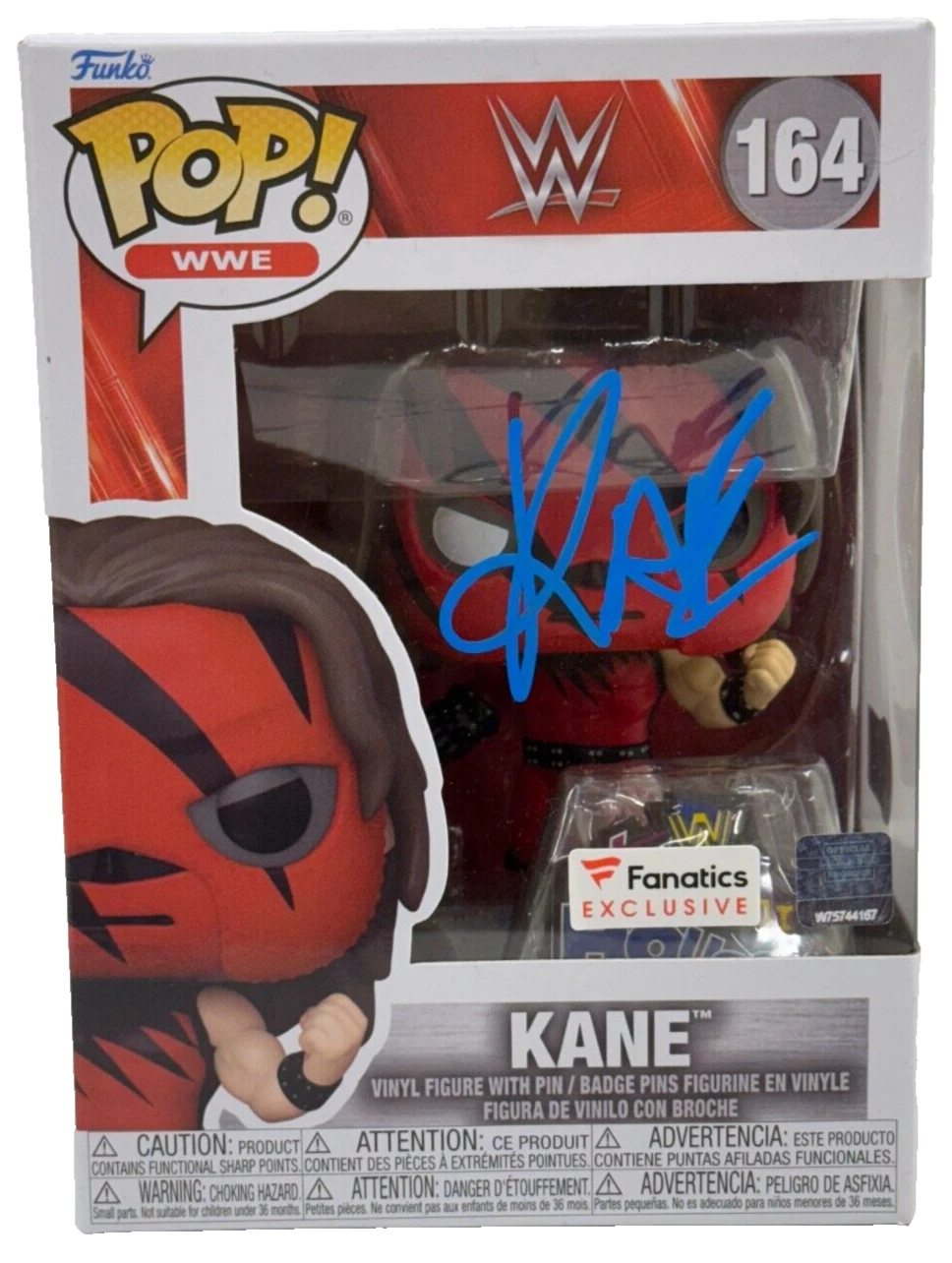Kane Signed WWE Funko In Your House Fanatics Exclusive Autograph Beckett