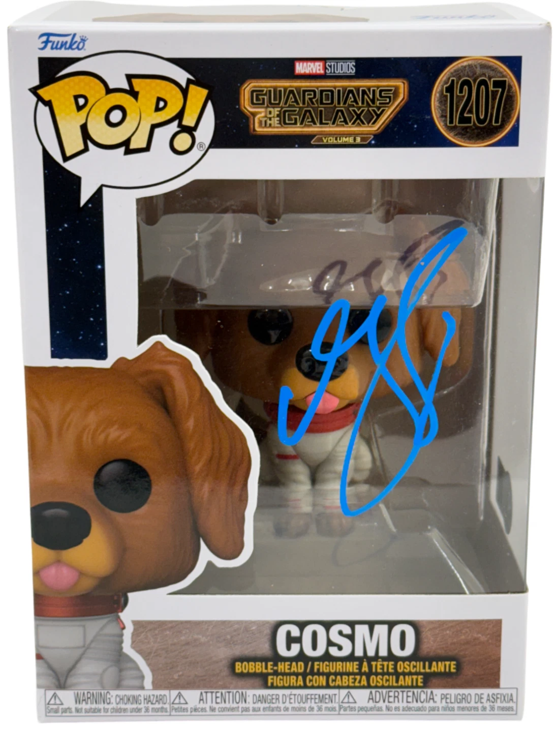 Maria Bakalova Signed Cosmo Funko Guardians of the Galaxy Autograph Beckett