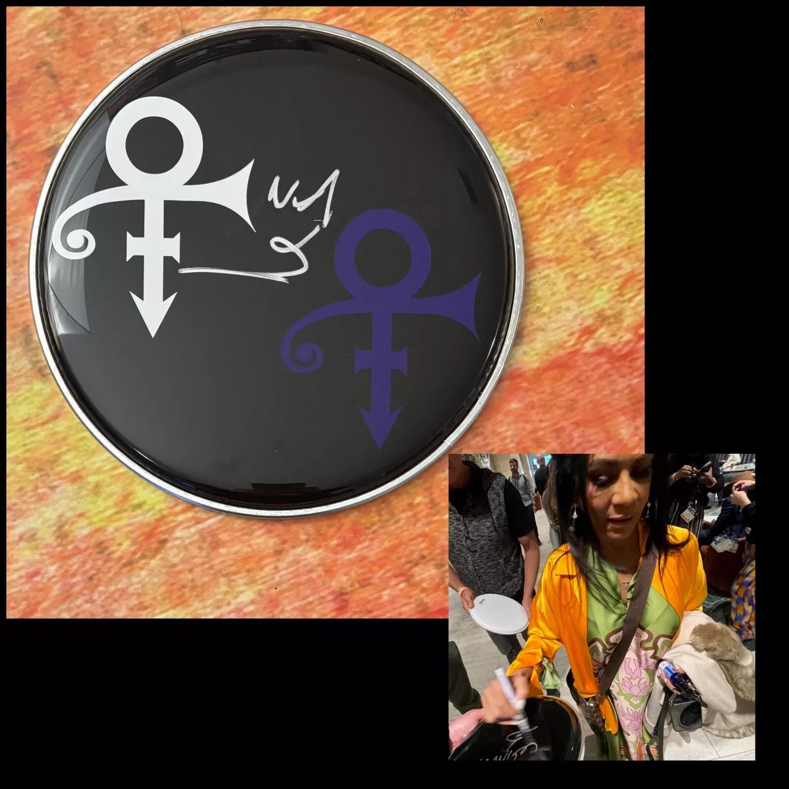 GFA Prince's Legendary Drummer * SHEILA E. * Signed 10