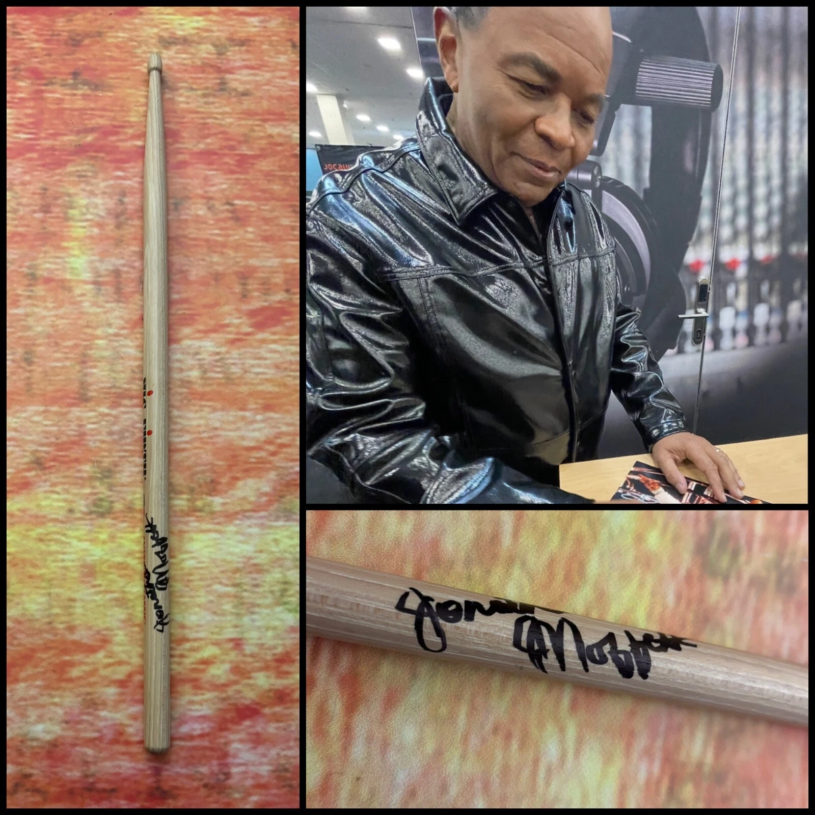 GFA Michael Jackson's Drummer * JONATHAN MOFFETT * Signed VIC Drumstick COA