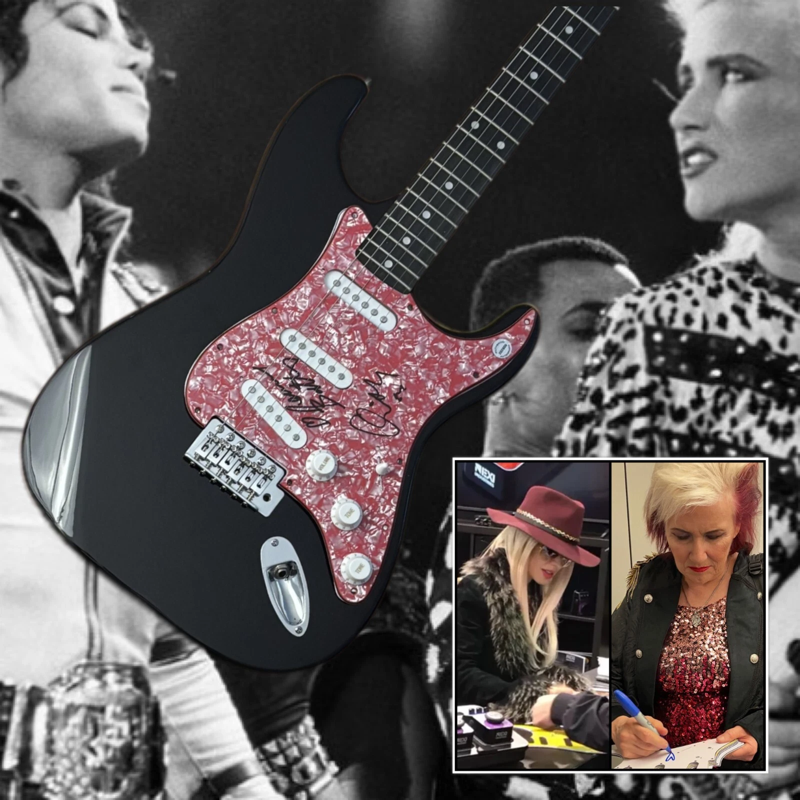 GFA Michael Jackson's * ORIANTHI & JENNIFER BATTEN * Signed Electric Guitar COA