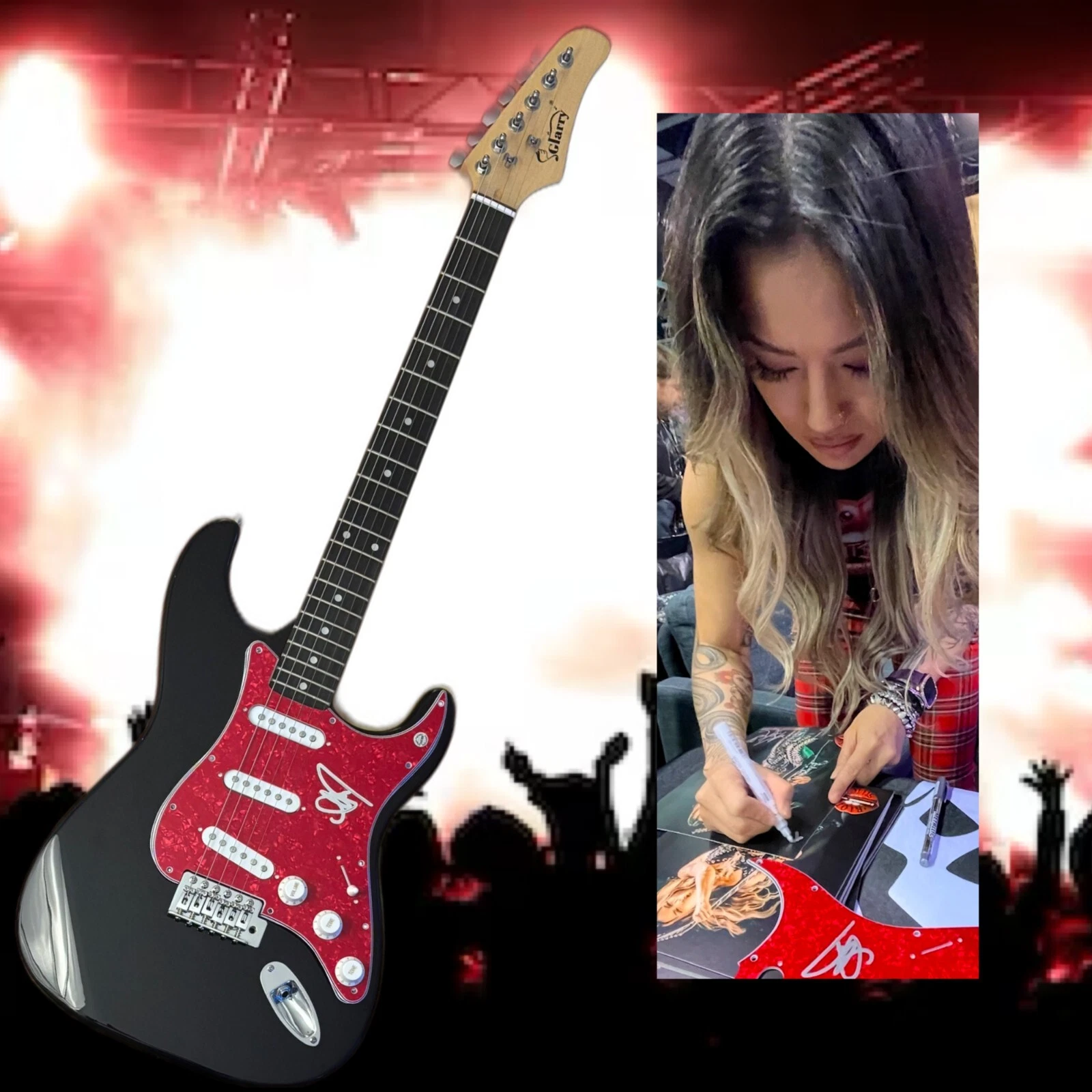 GFA The Smashing Pumpkins Band * KIKI WONG * Signed Electric Guitar PROOF COA