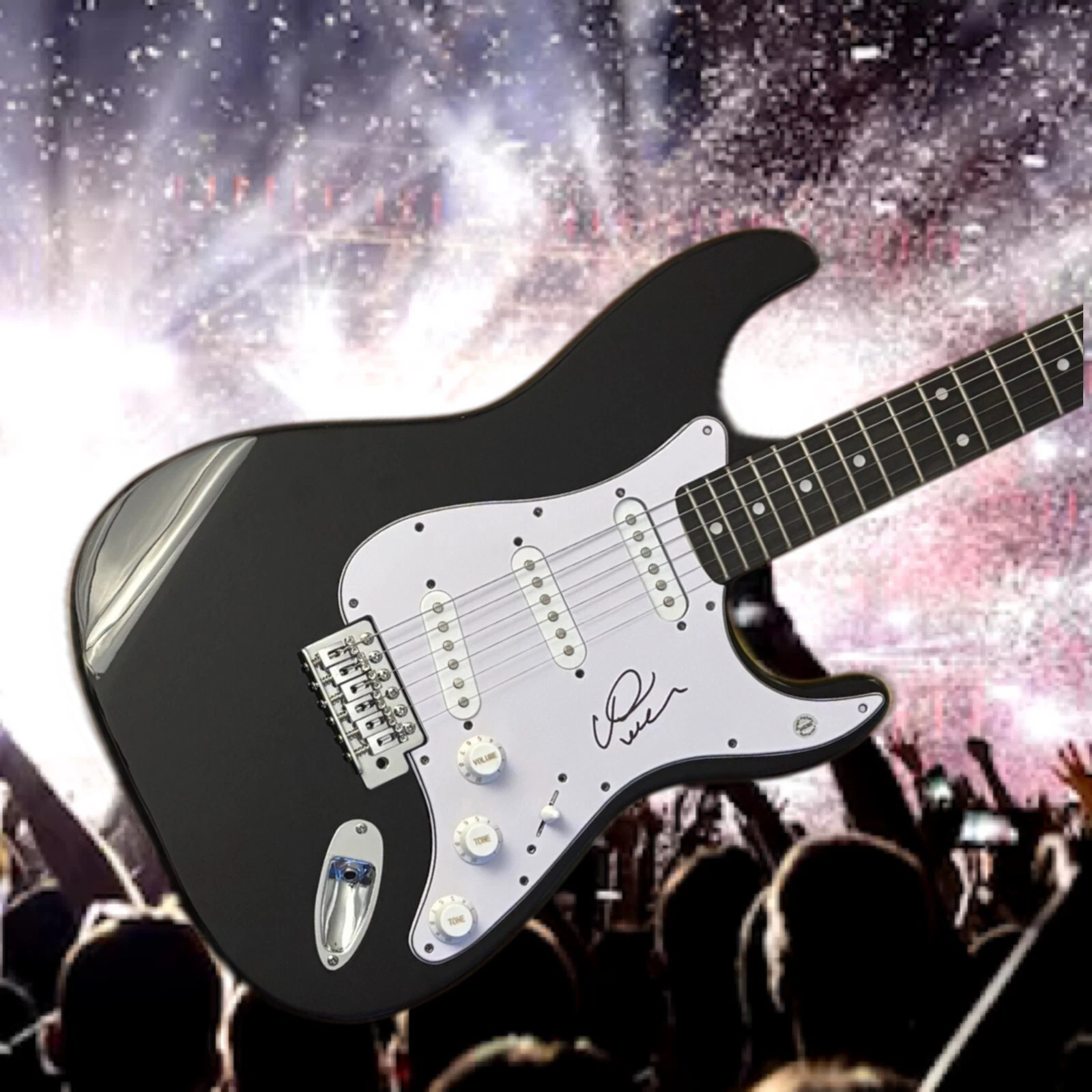 GFA Earth, Wind & Fire Band * VERDINE WHITE * Signed Electric Guitar COA