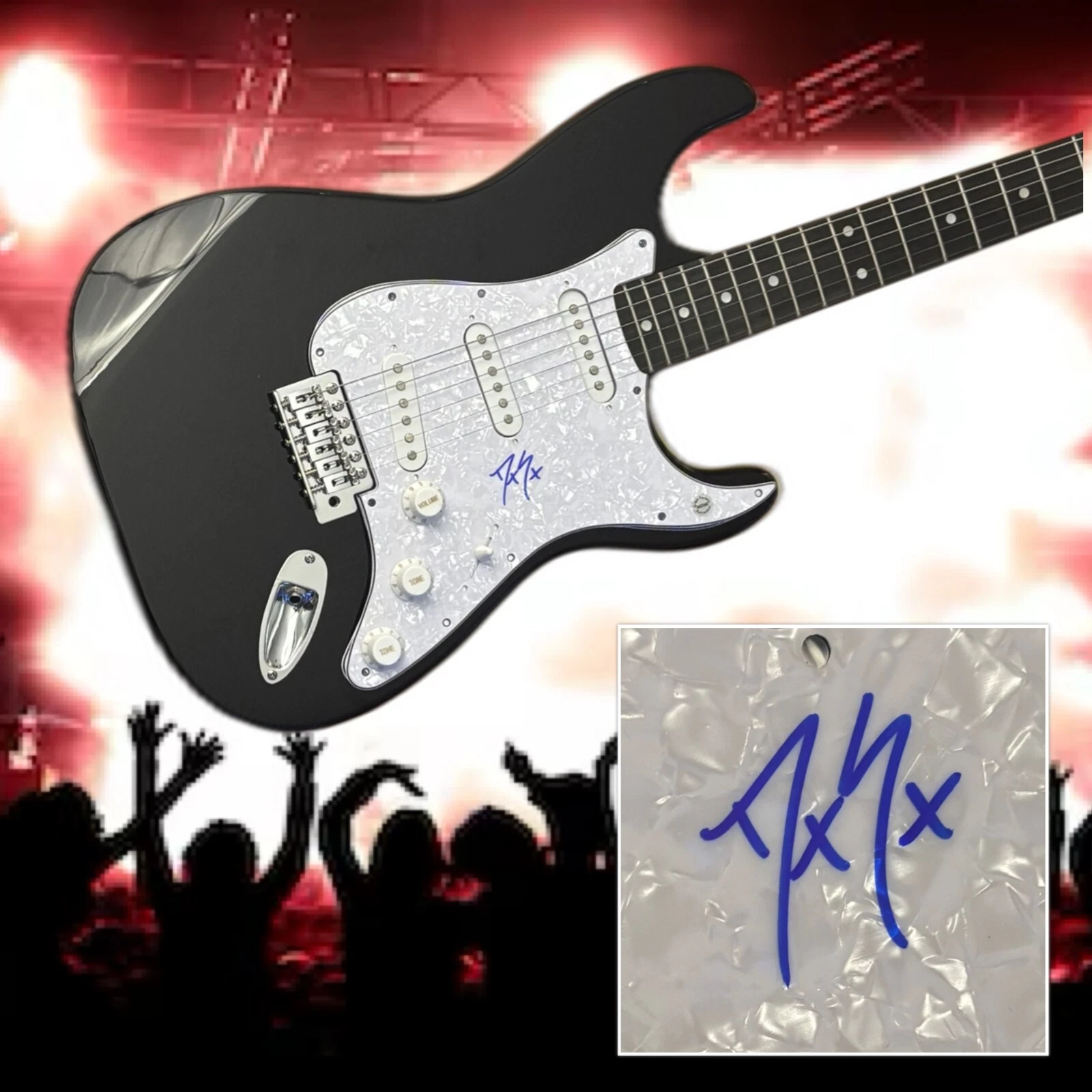 GFA Havok Band Frontman * DAVID SANCHEZ * Signed Electric Guitar COA