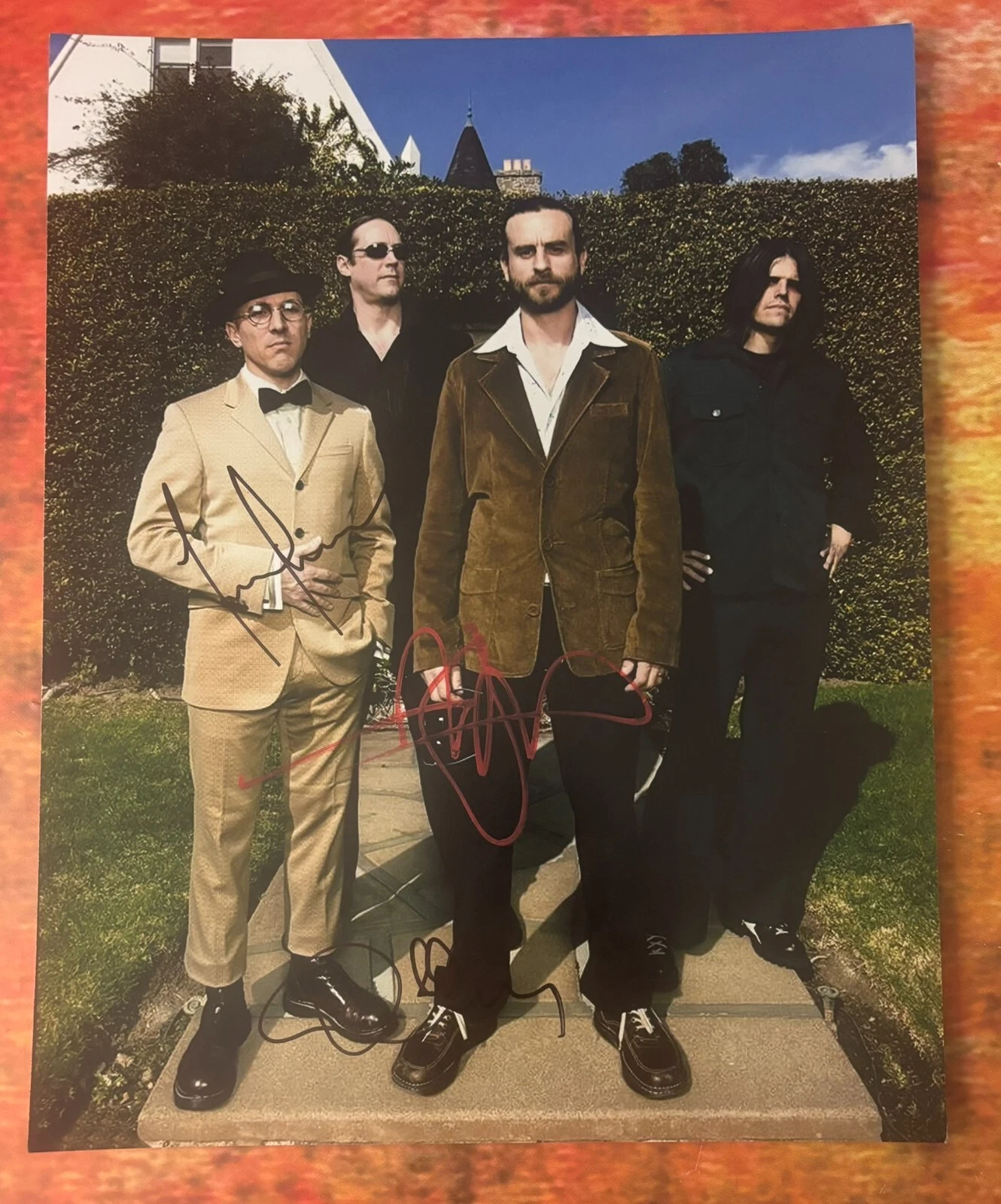 GFA Danny Carey , Adam Jones & Justin * TOOL * Band Signed 11x14 Photo COA