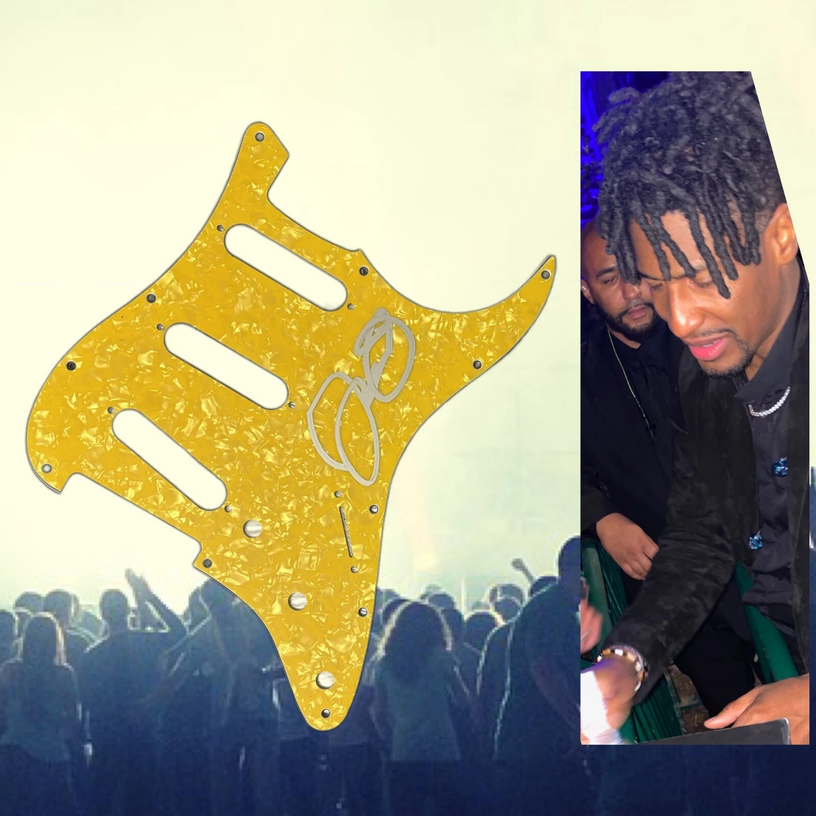 GFA We Are Freedom Star * JON BATISTE * Signed Electric Pickguard PROOF COA