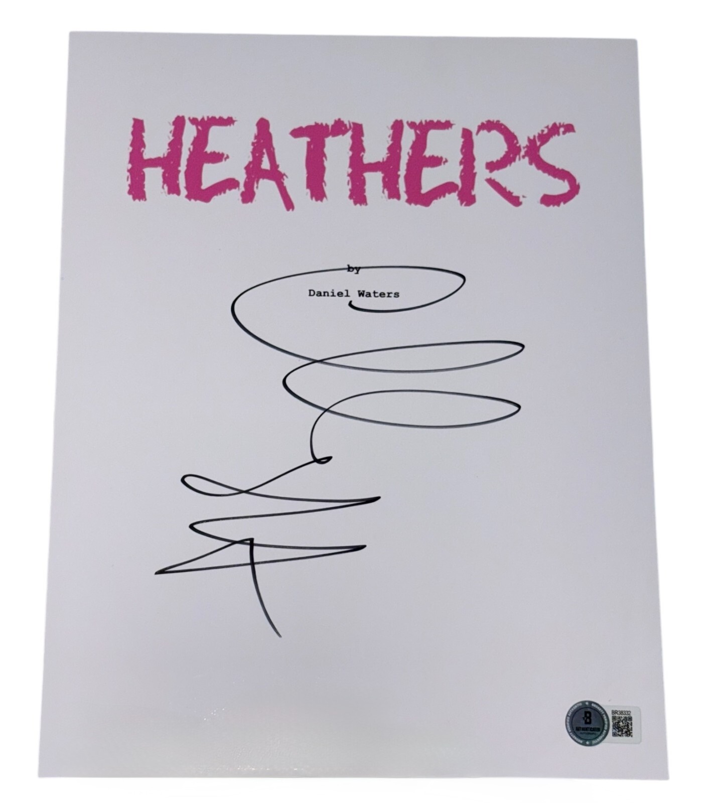 Christian Slater Signed Autograph Heathers Full Movie Script Screenplay Beckett