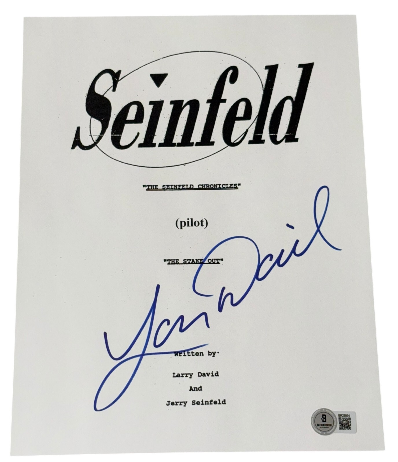 Larry David Signed Autograph Seinfeld 