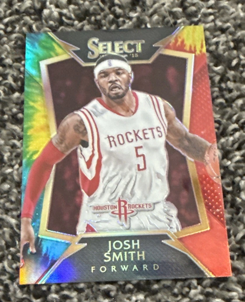 2014 14-15 Select Prizms Tie Dye #55 Josh Smith 5/25 JERSEY NUMBERED WOW