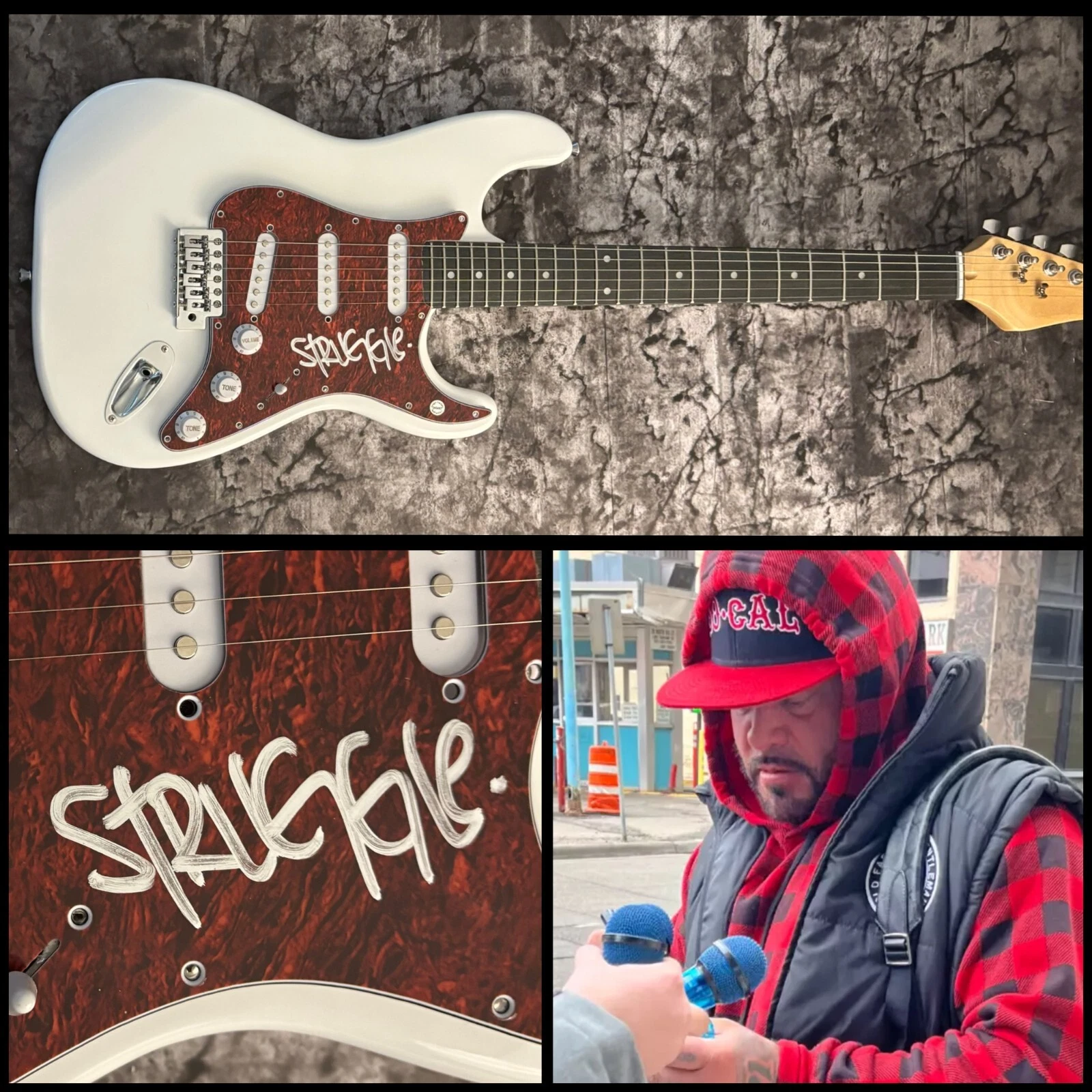 Troubadour of Troubled Souls * STRUGGLE JENNINGS * Signed Electric Guitar COA